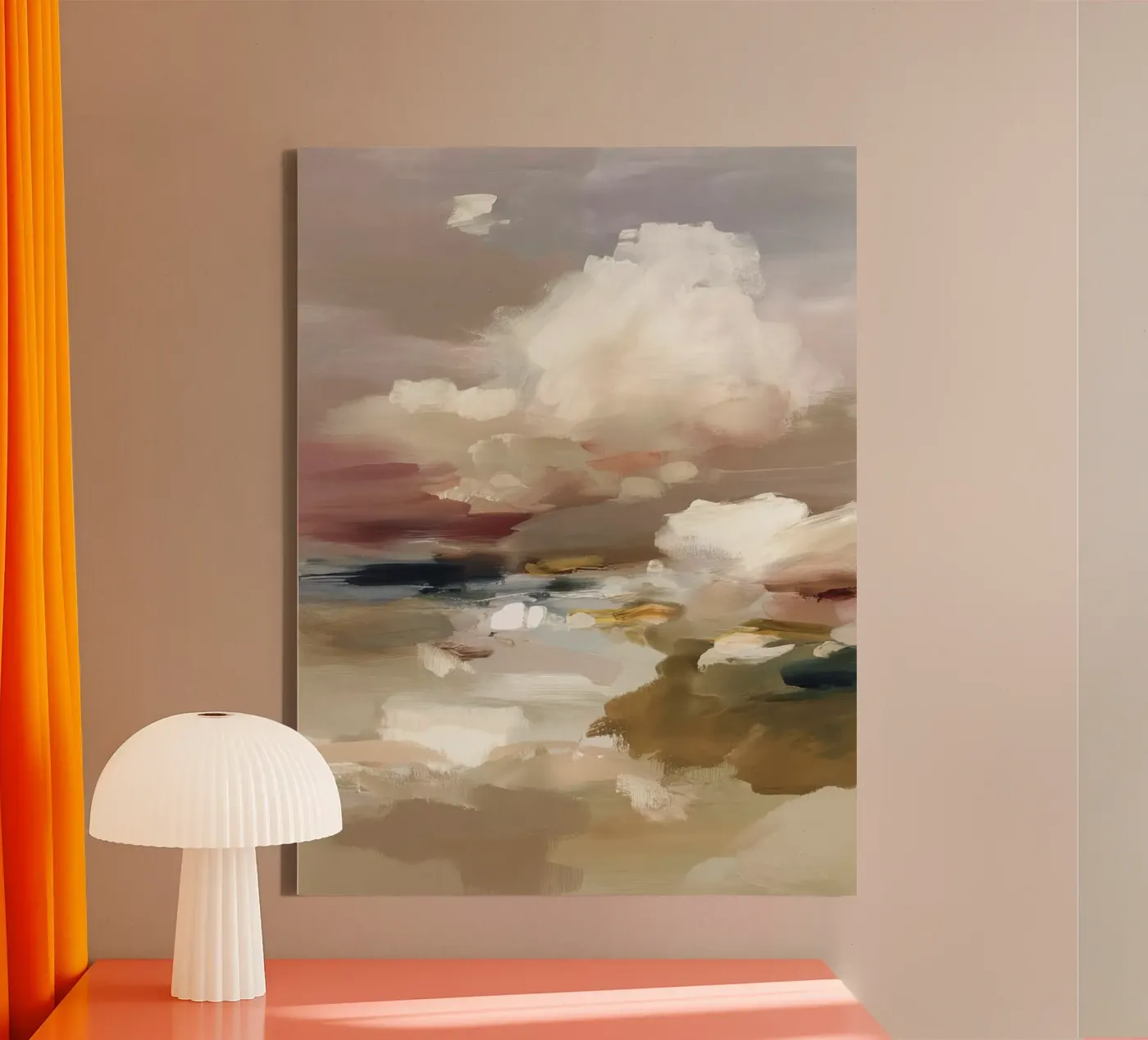 Treibende Wolken Leinwand von M.A.Z.U.N.