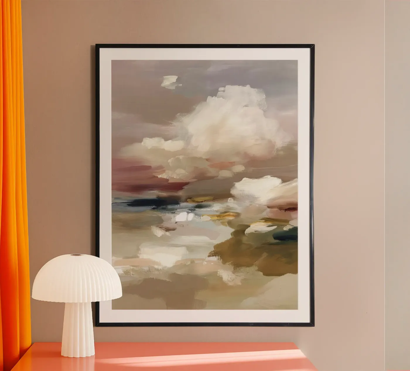 Drifting Clouds poster by M.A.Z.U.N.