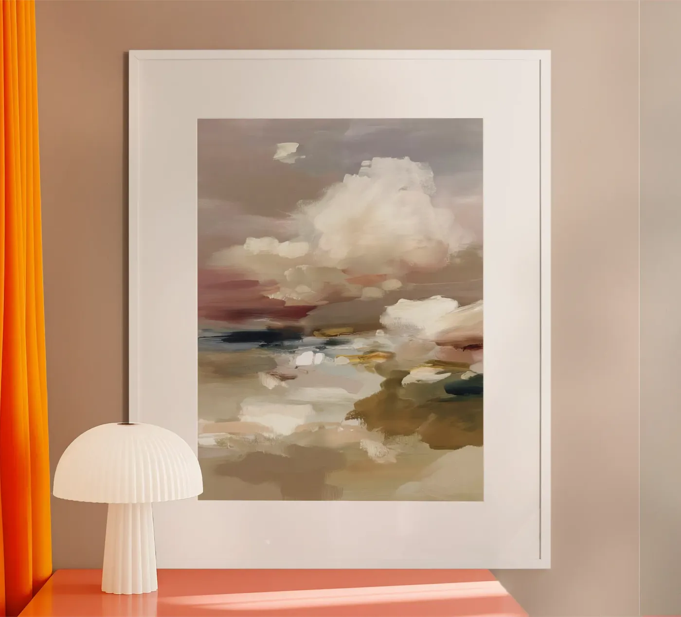 Treibende Wolken Poster von M.A.Z.U.N.