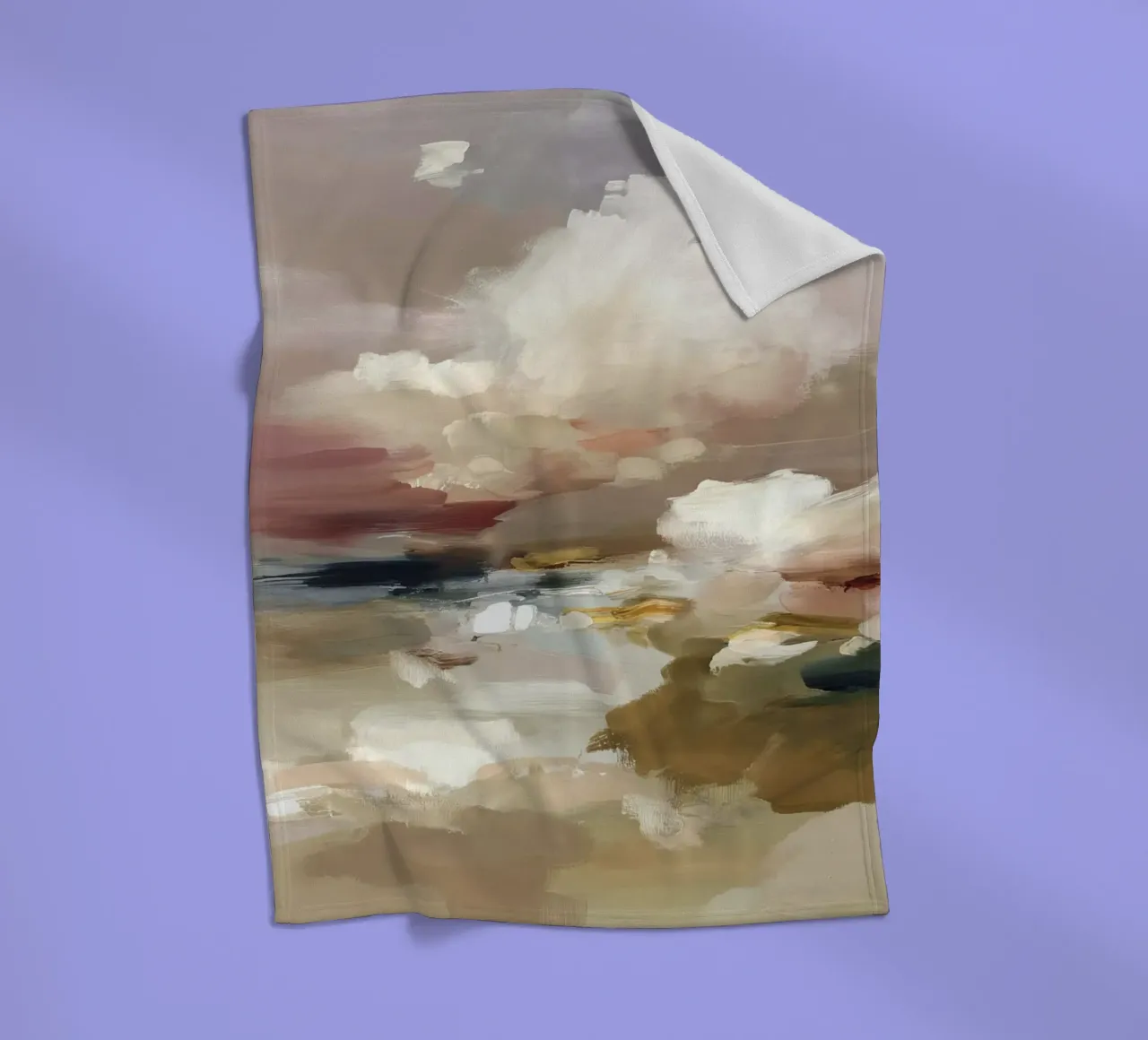 Drifting Clouds Fleecedecke von M.A.Z.U.N.