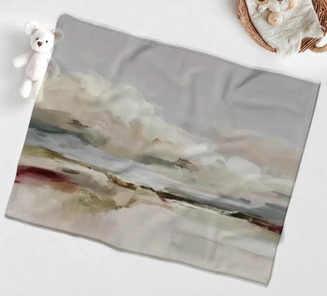 Offener Horizont Fleecedecke von M.A.Z.U.N.