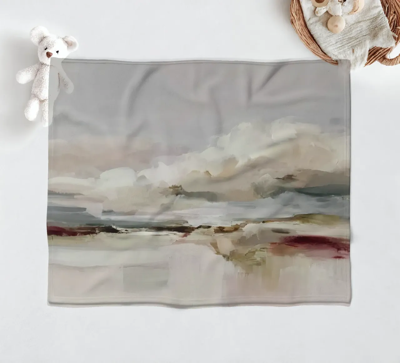 Offener Horizont Fleecedecke von M.A.Z.U.N.