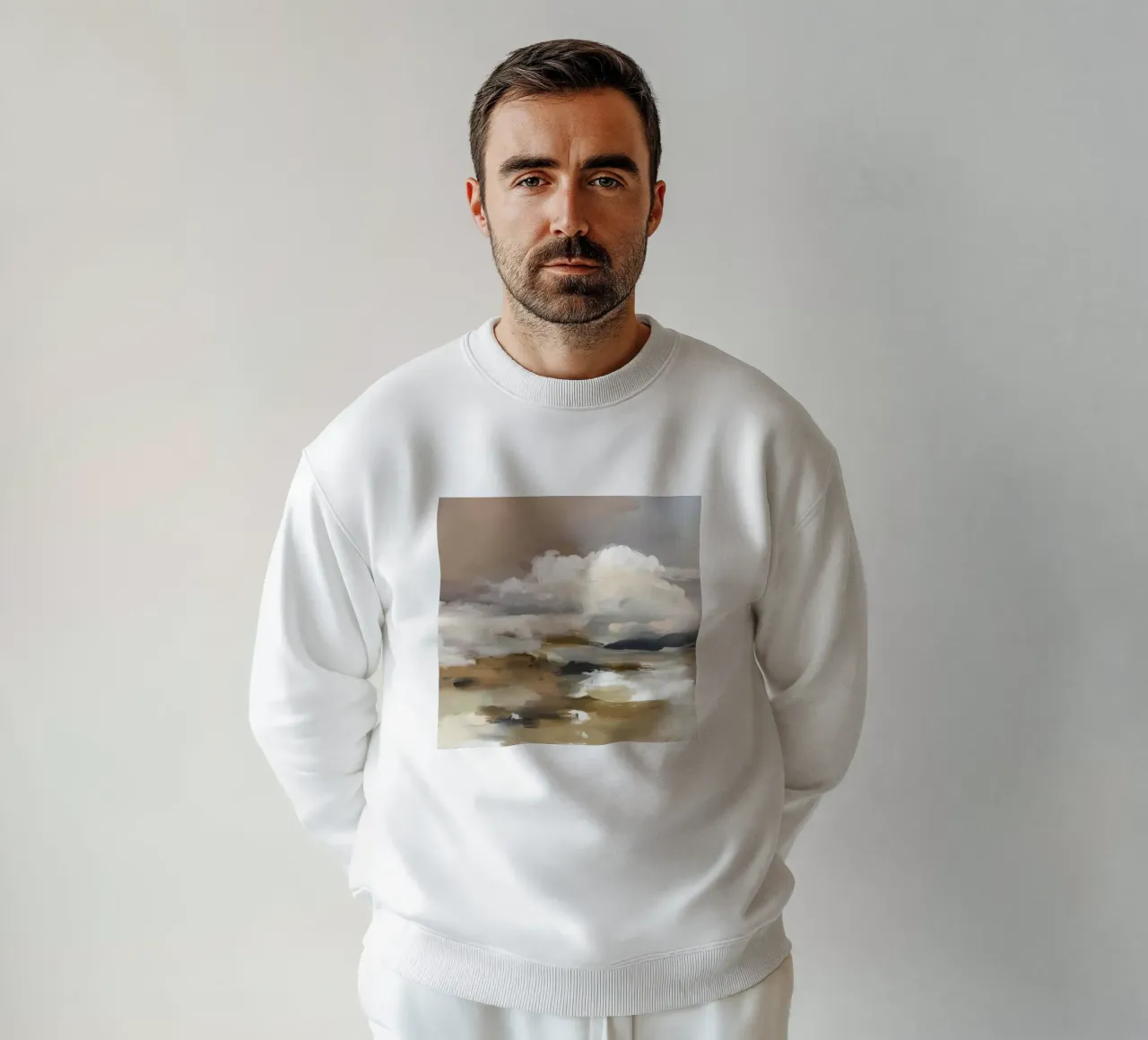 Cloud Study sweatshirt van M.A.Z.U.N.
