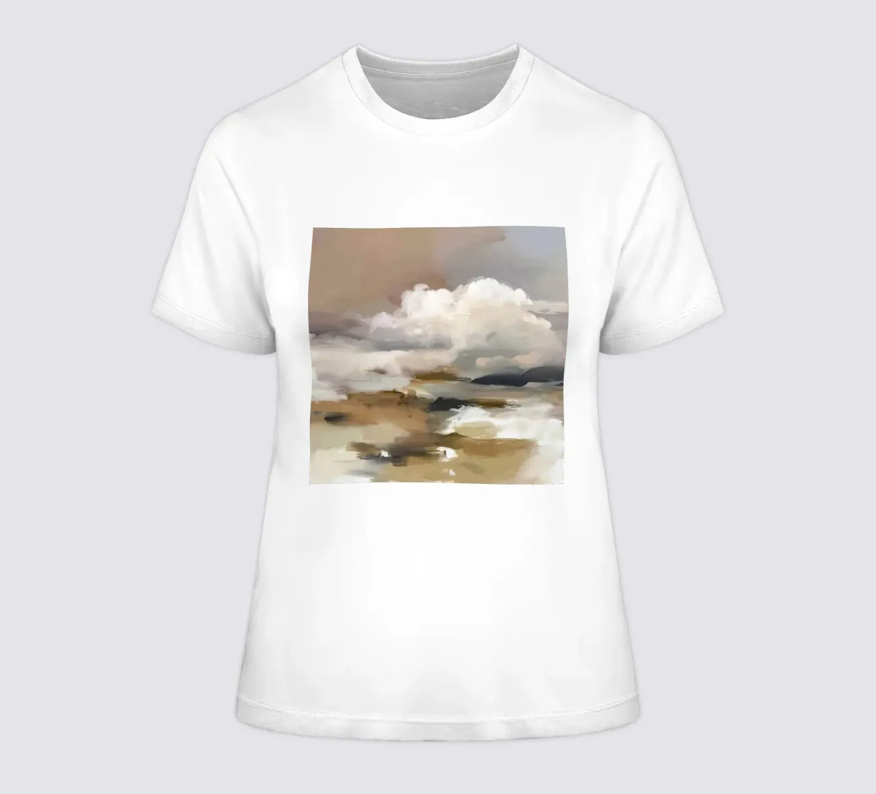 Cloud Study t-shirt da donna da M.A.Z.U.N.