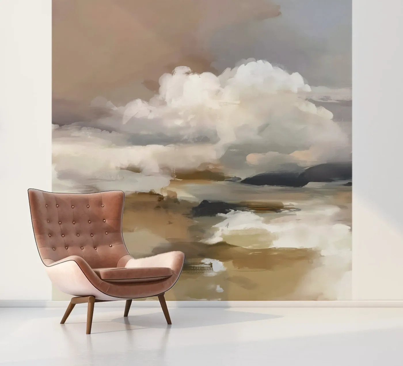 Cloudonderzoek fotobehang van M.A.Z.U.N.