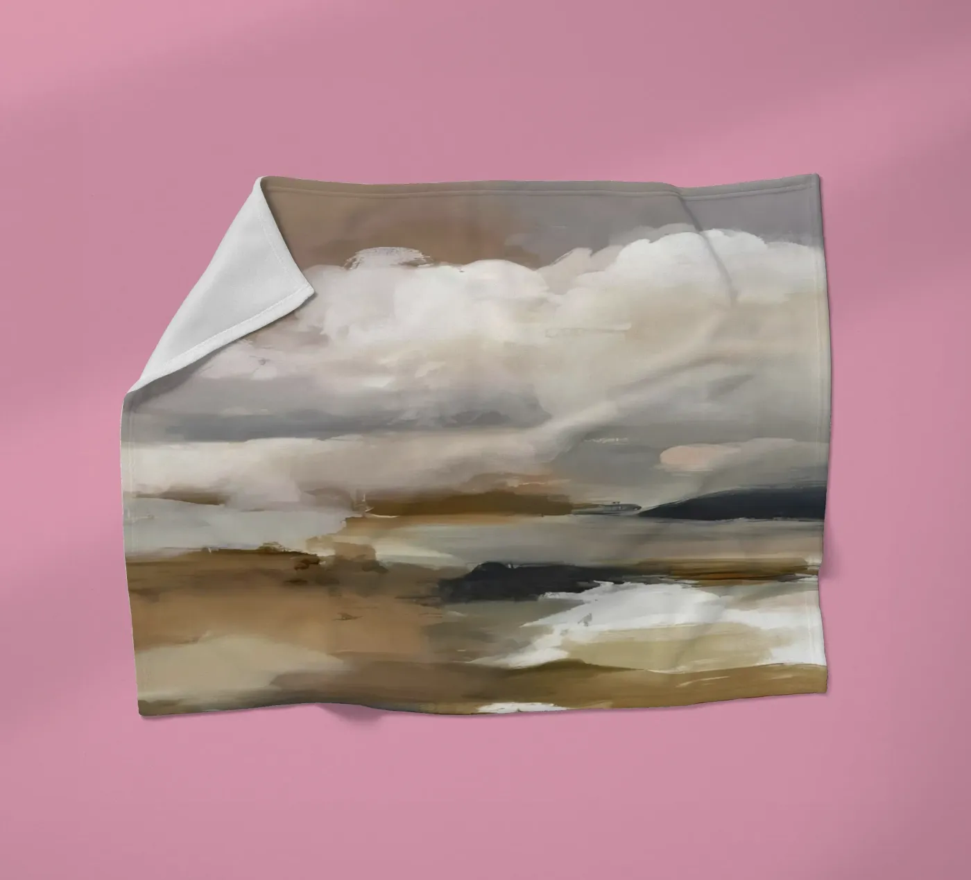 Cloud-Studie Fleecedecke von M.A.Z.U.N.