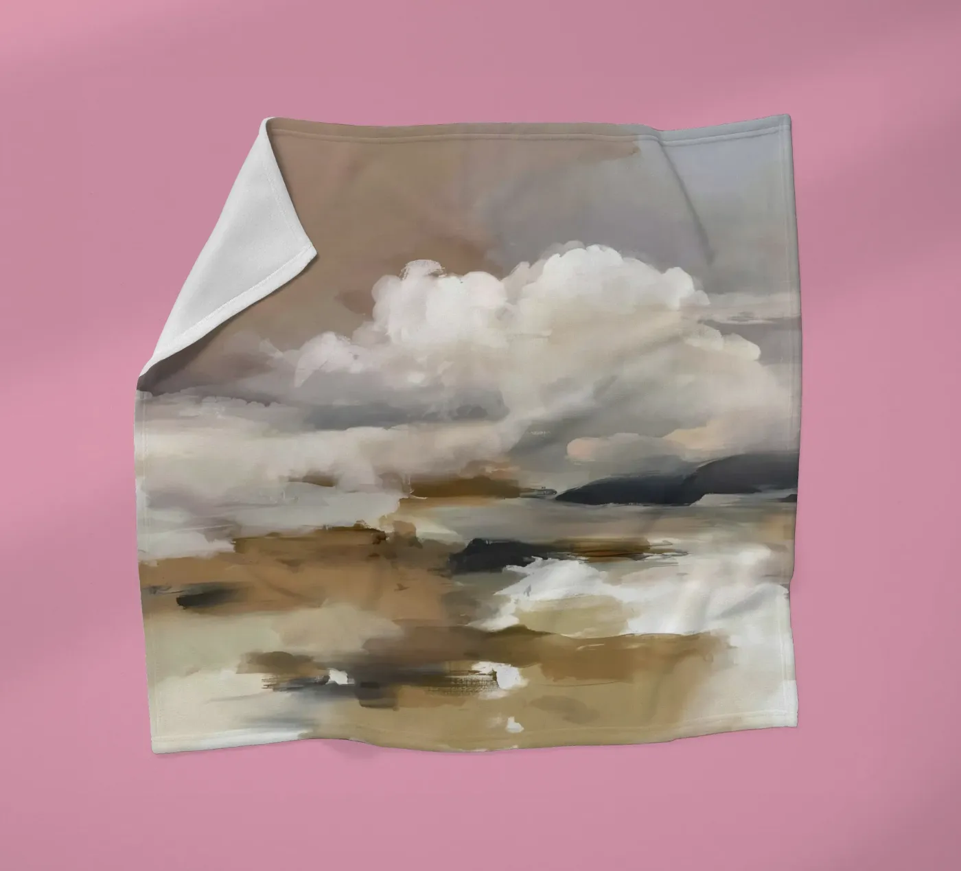 Cloud-Studie Fleecedecke von M.A.Z.U.N.