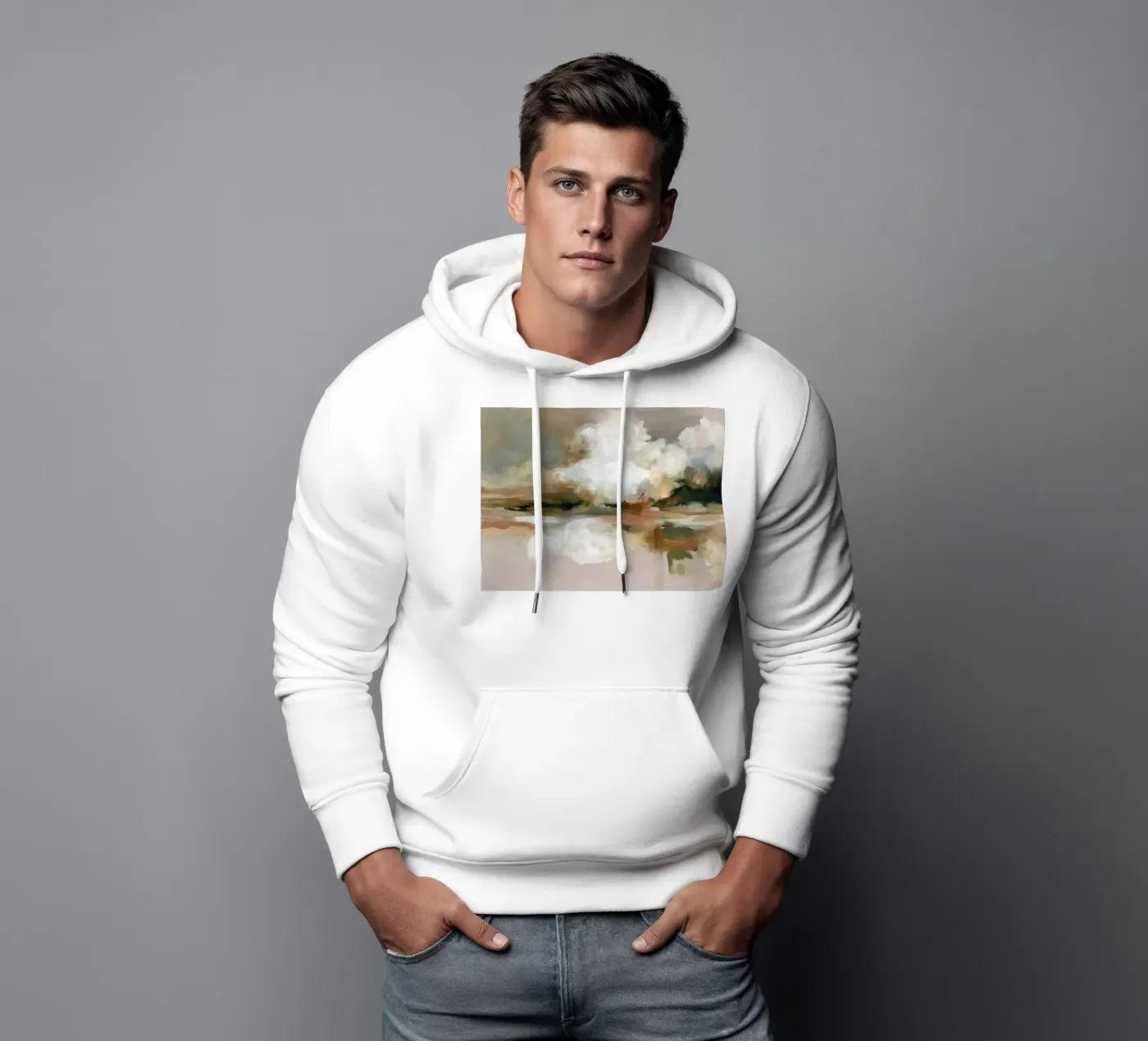 Reflet dans les nuages sweat à capuche de M.A.Z.U.N.