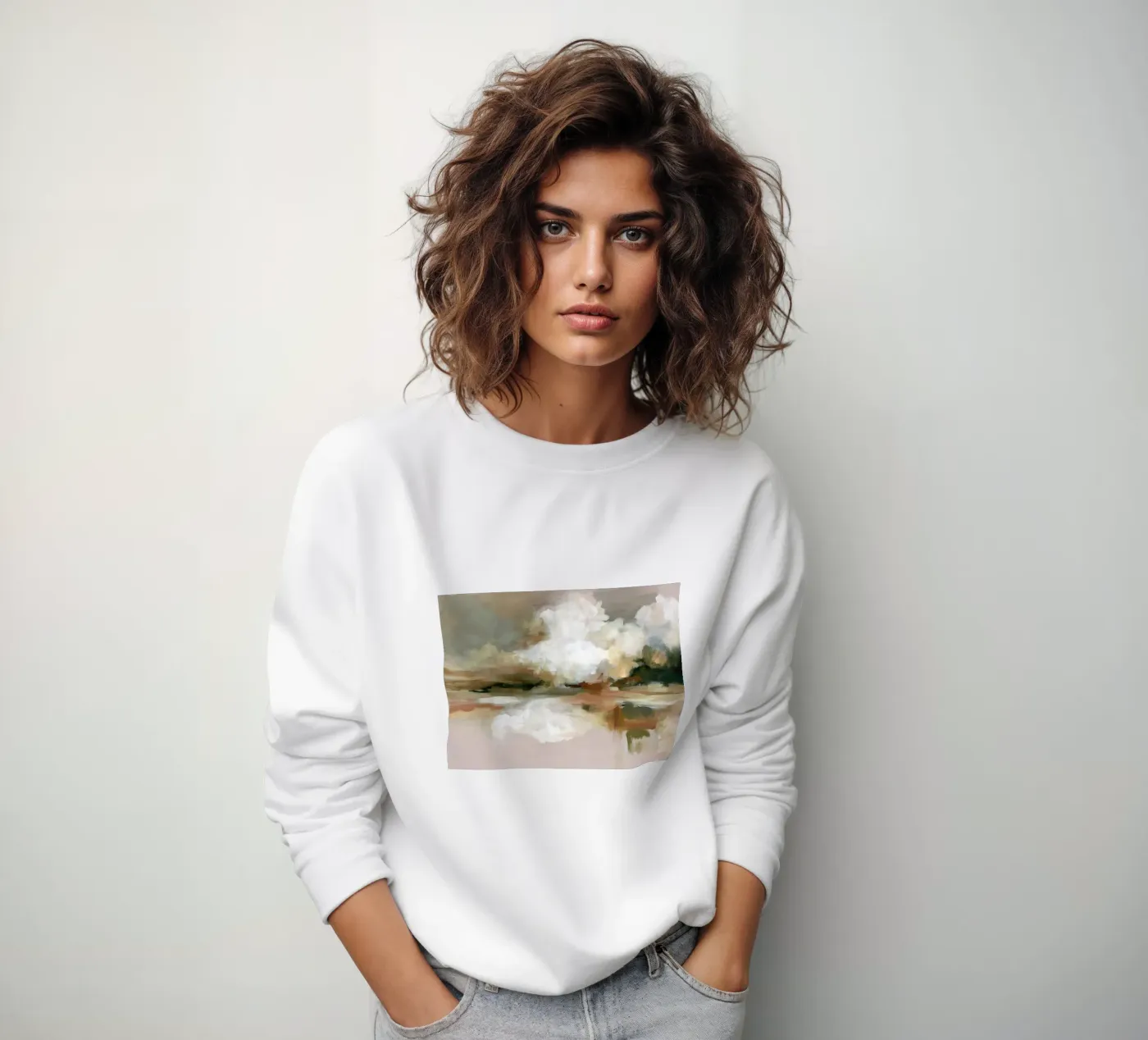 Cloud Reflection sweatshirt by M.A.Z.U.N.