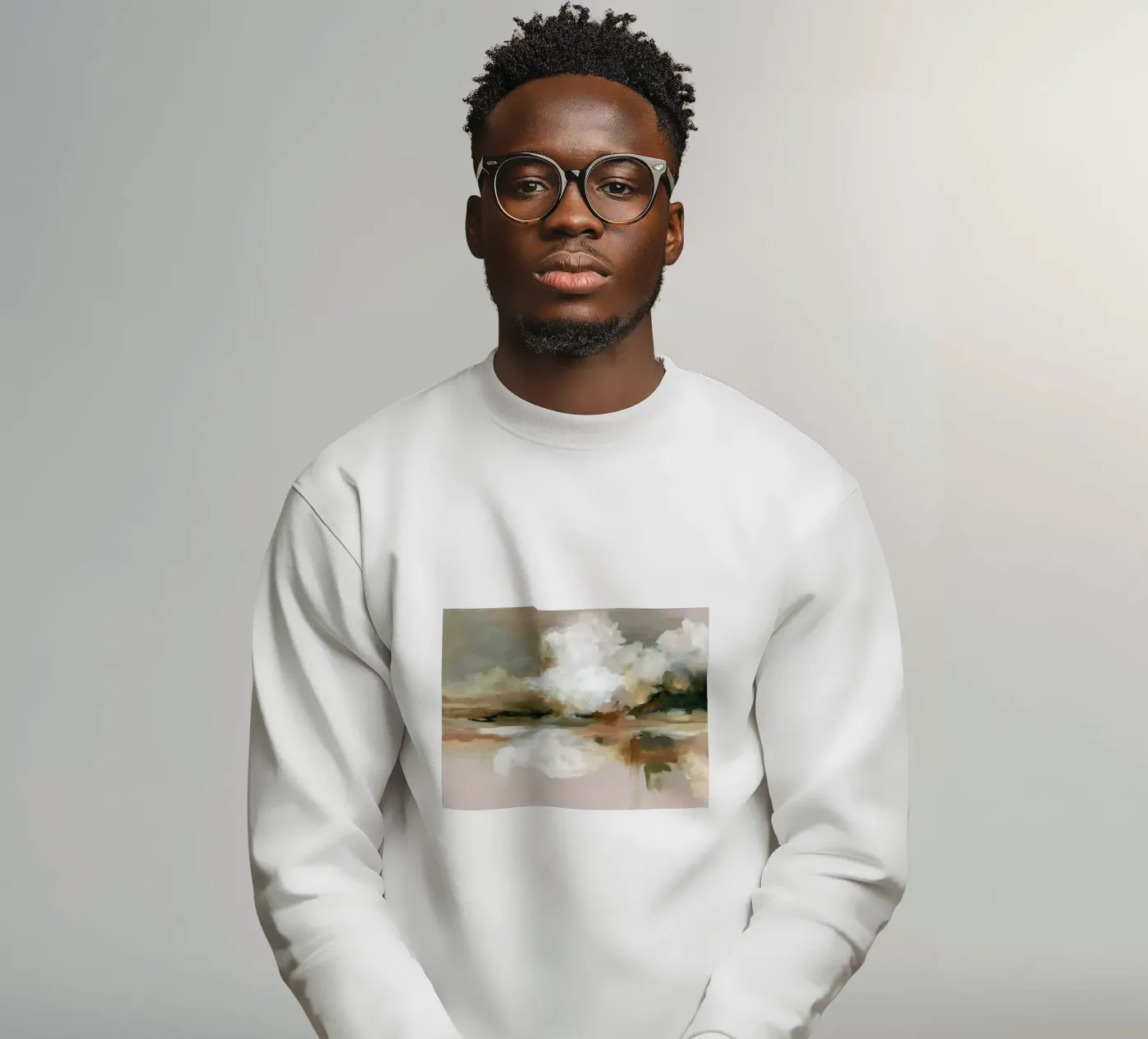 Cloud Reflection sweatshirt by M.A.Z.U.N.