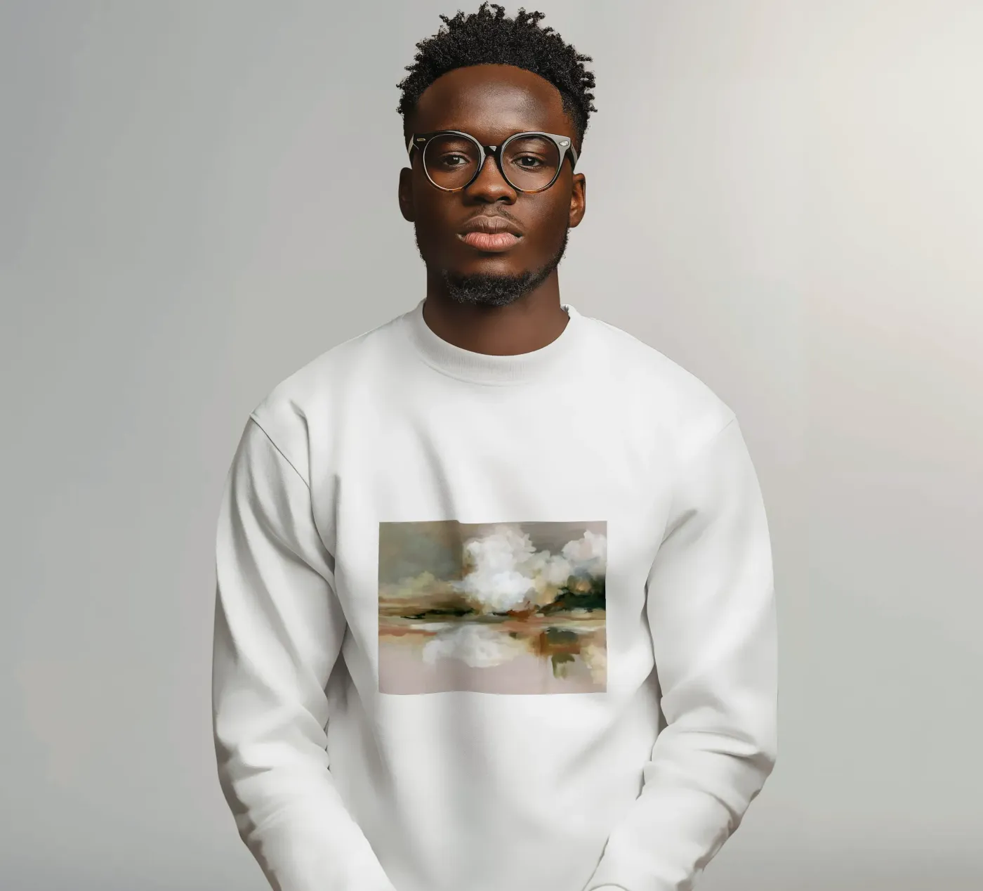 Cloud Reflection sweatshirt by M.A.Z.U.N.