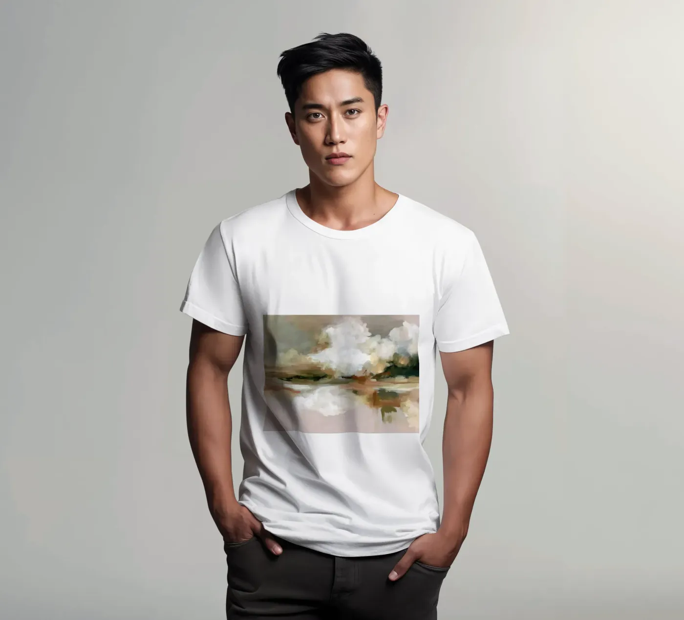Riflesso delle nuvole t-shirt da M.A.Z.U.N.