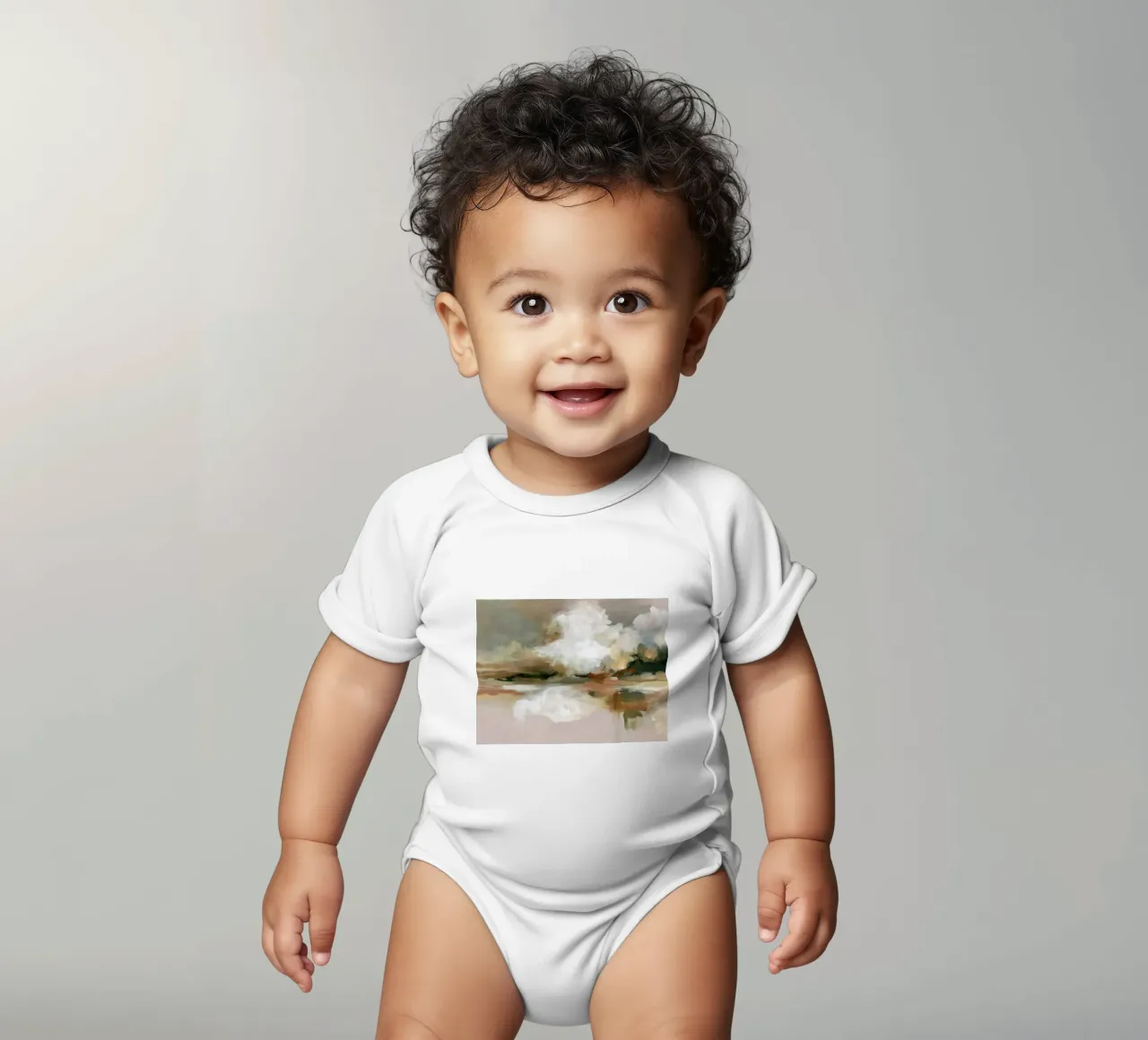 Reflet dans les nuages body bébé de M.A.Z.U.N.