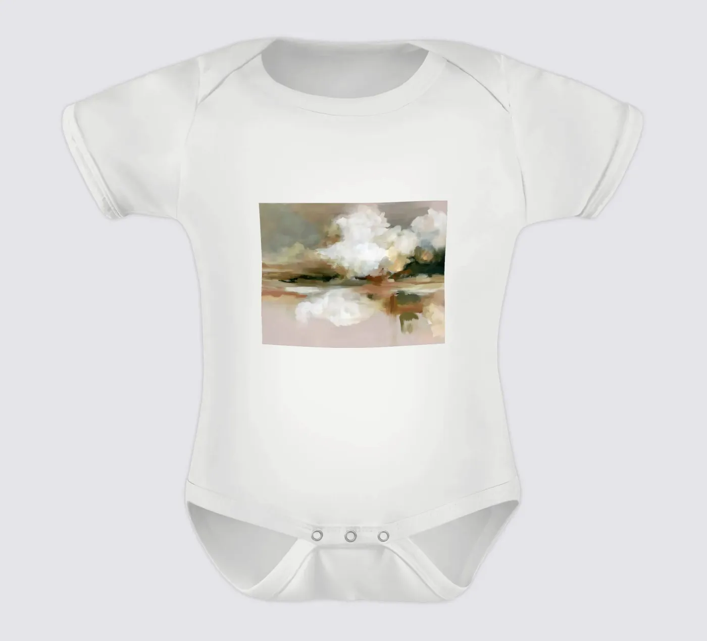 Cloud Reflection babyrompertje korte mouwen van M.A.Z.U.N.