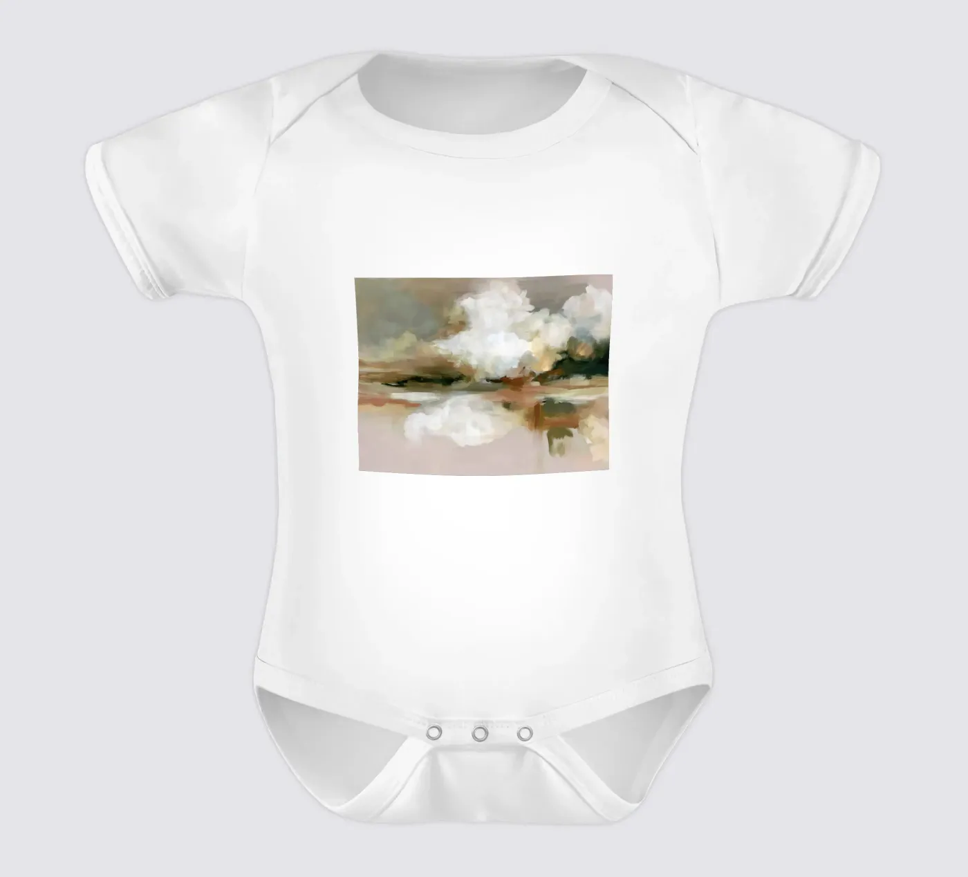 Cloud Reflection babyrompertje korte mouwen van M.A.Z.U.N.