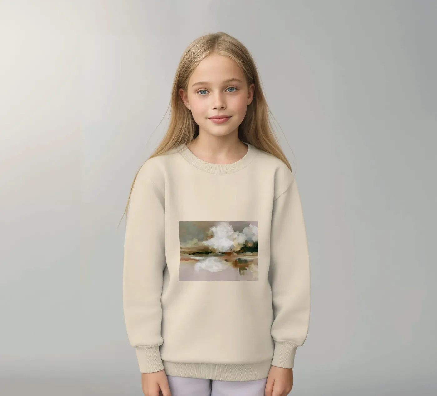 Cloud Reflection kinder sweatshirt van M.A.Z.U.N.
