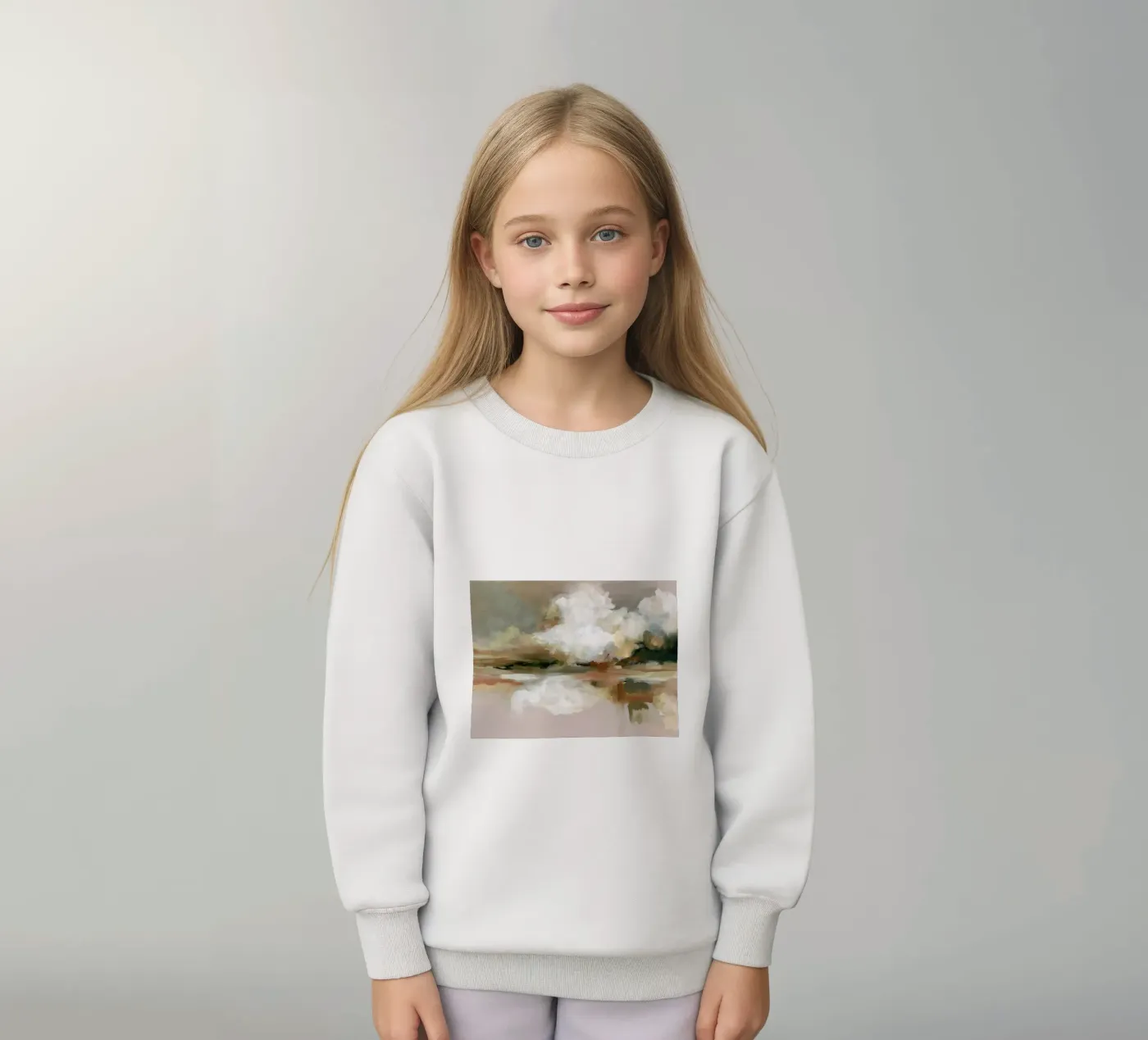 Cloud Reflection kinder sweatshirt van M.A.Z.U.N.