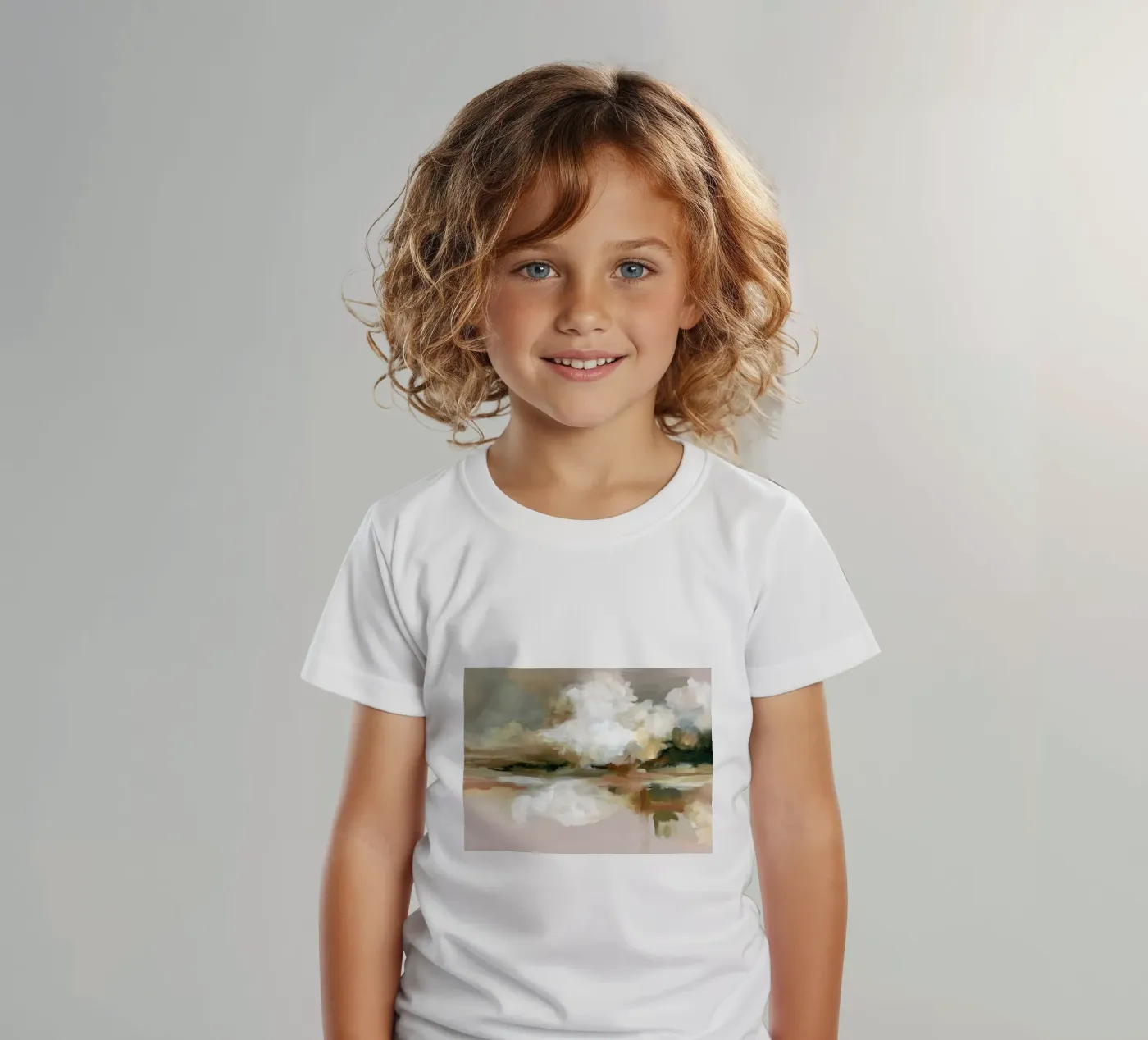 Cloud Reflection kinder t-shirt van M.A.Z.U.N.