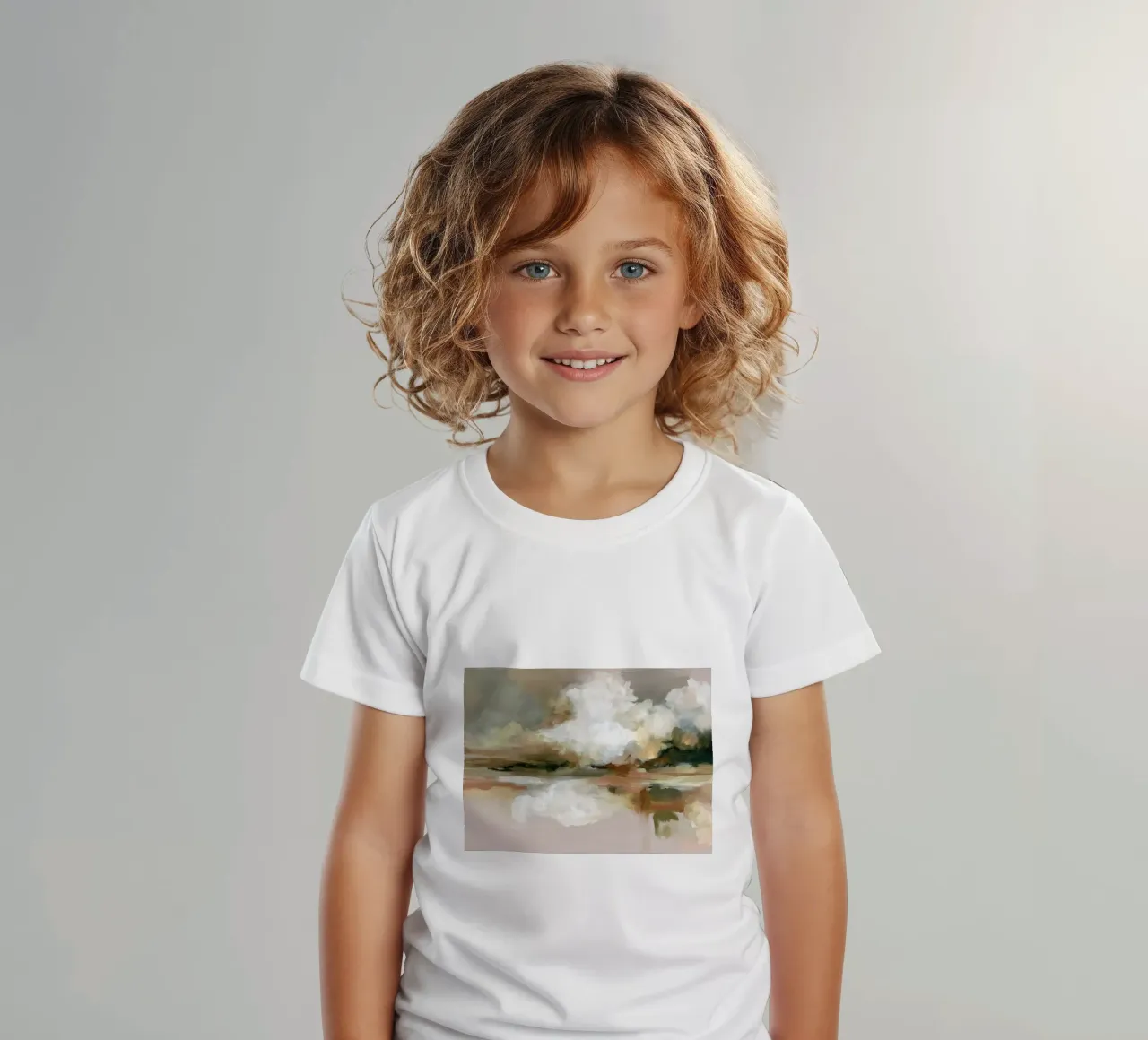 Wolkenreflexion Kinder T-Shirt von M.A.Z.U.N.