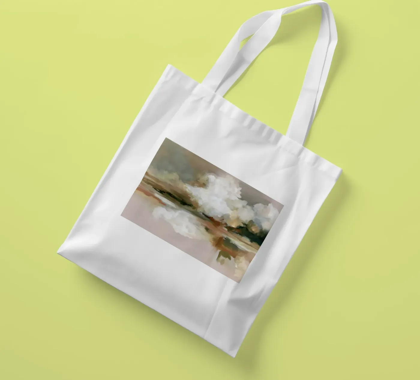 Riflesso delle nuvole borsa in juta da M.A.Z.U.N.