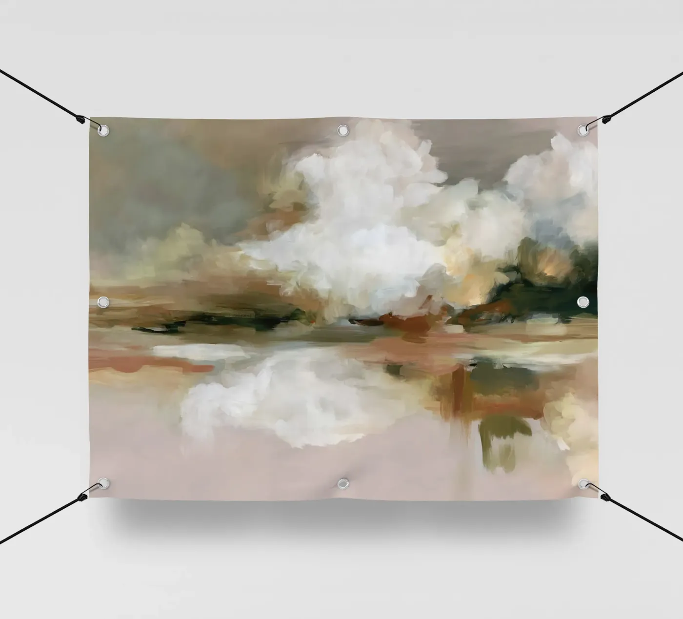 Wolkenreflectie pvc-zeil van M.A.Z.U.N.