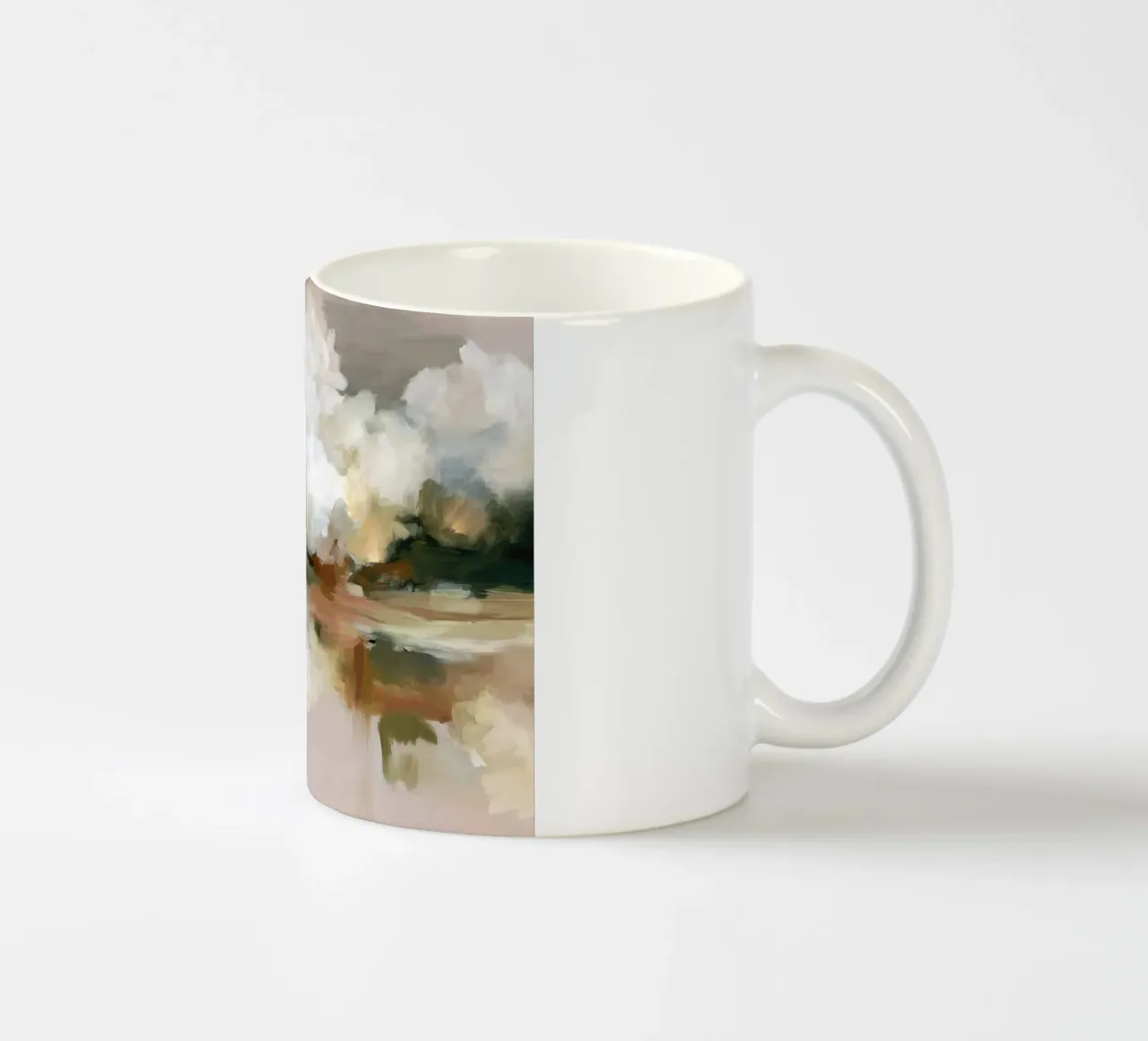 Cloud Reflection ceramic mug by M.A.Z.U.N.