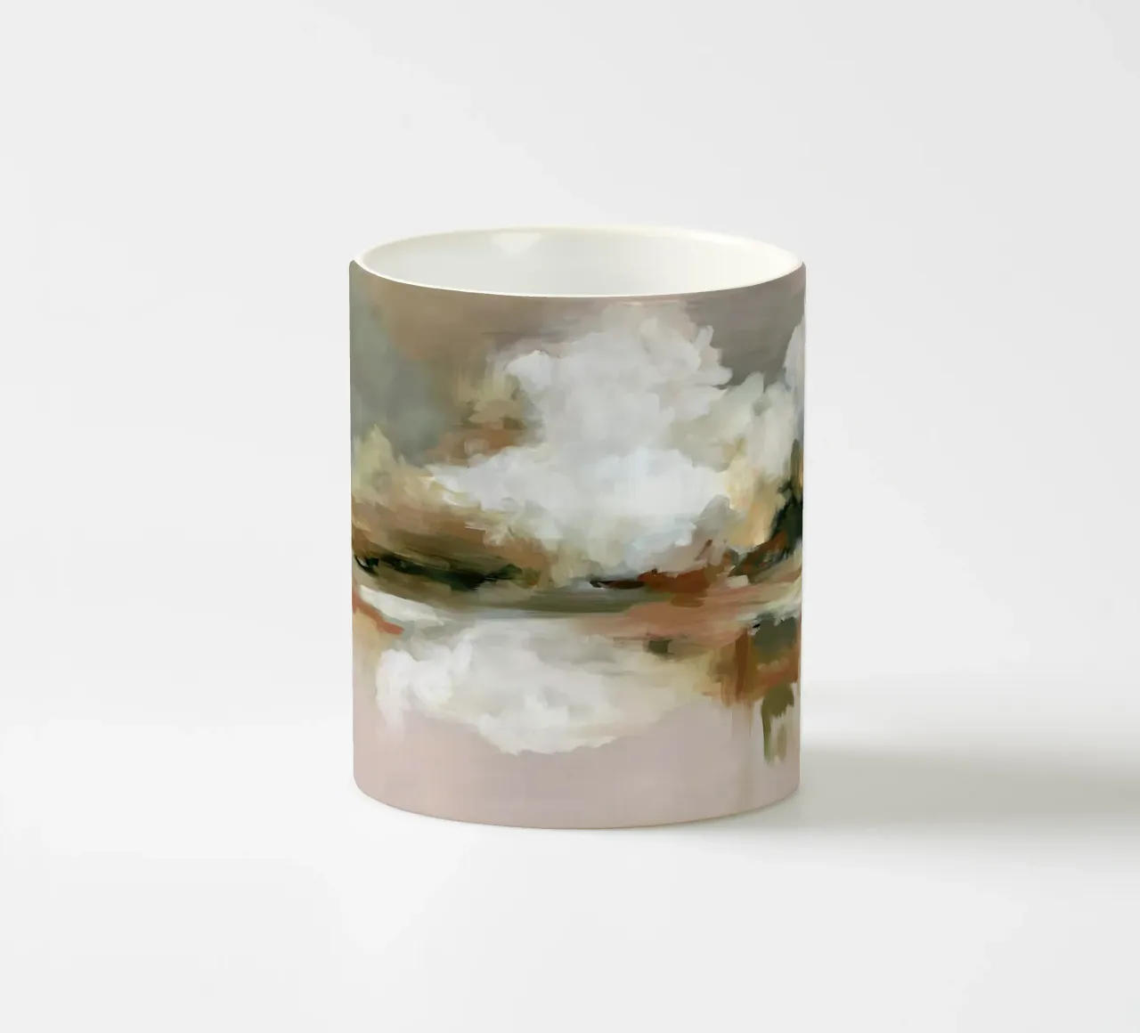 Cloud Reflection ceramic mug by M.A.Z.U.N.