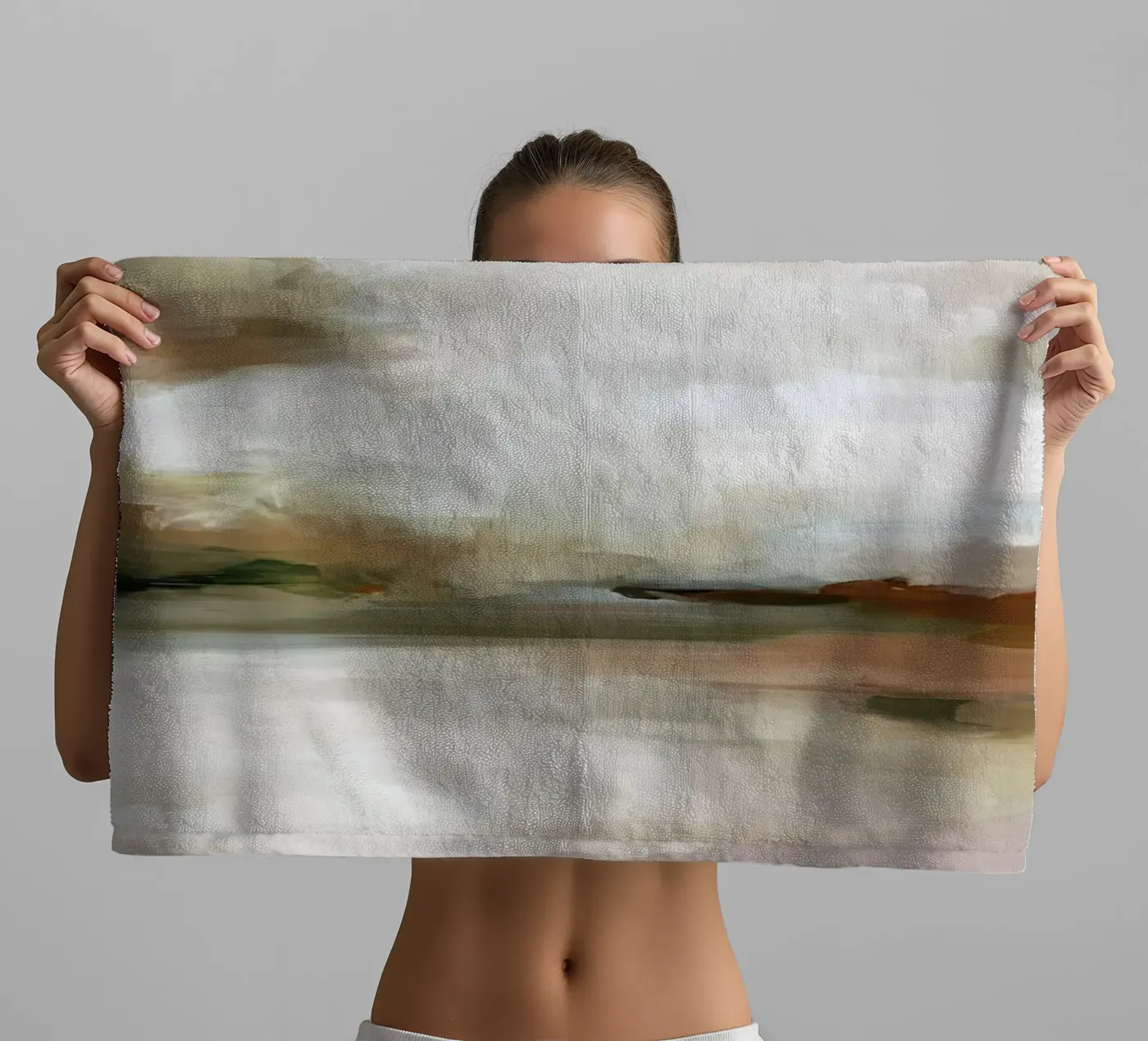 Wolkenreflectie badhanddoek van M.A.Z.U.N.