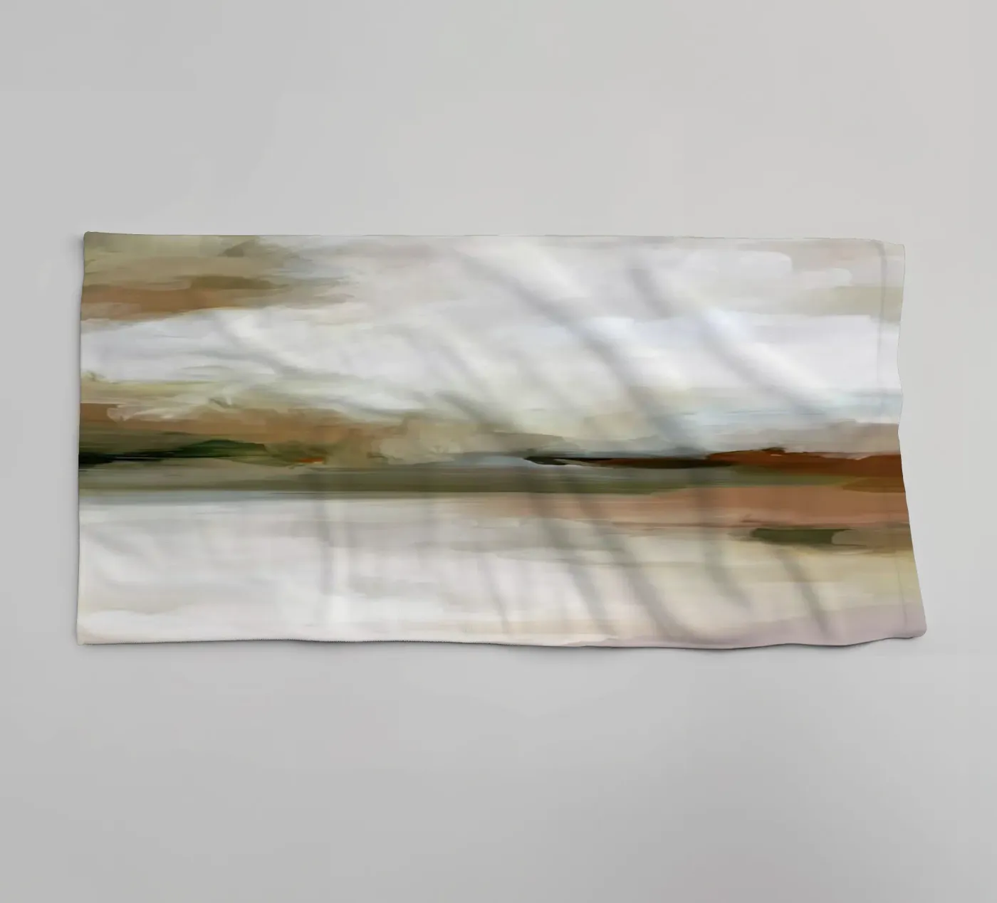 Wolkenreflectie badhanddoek van M.A.Z.U.N.