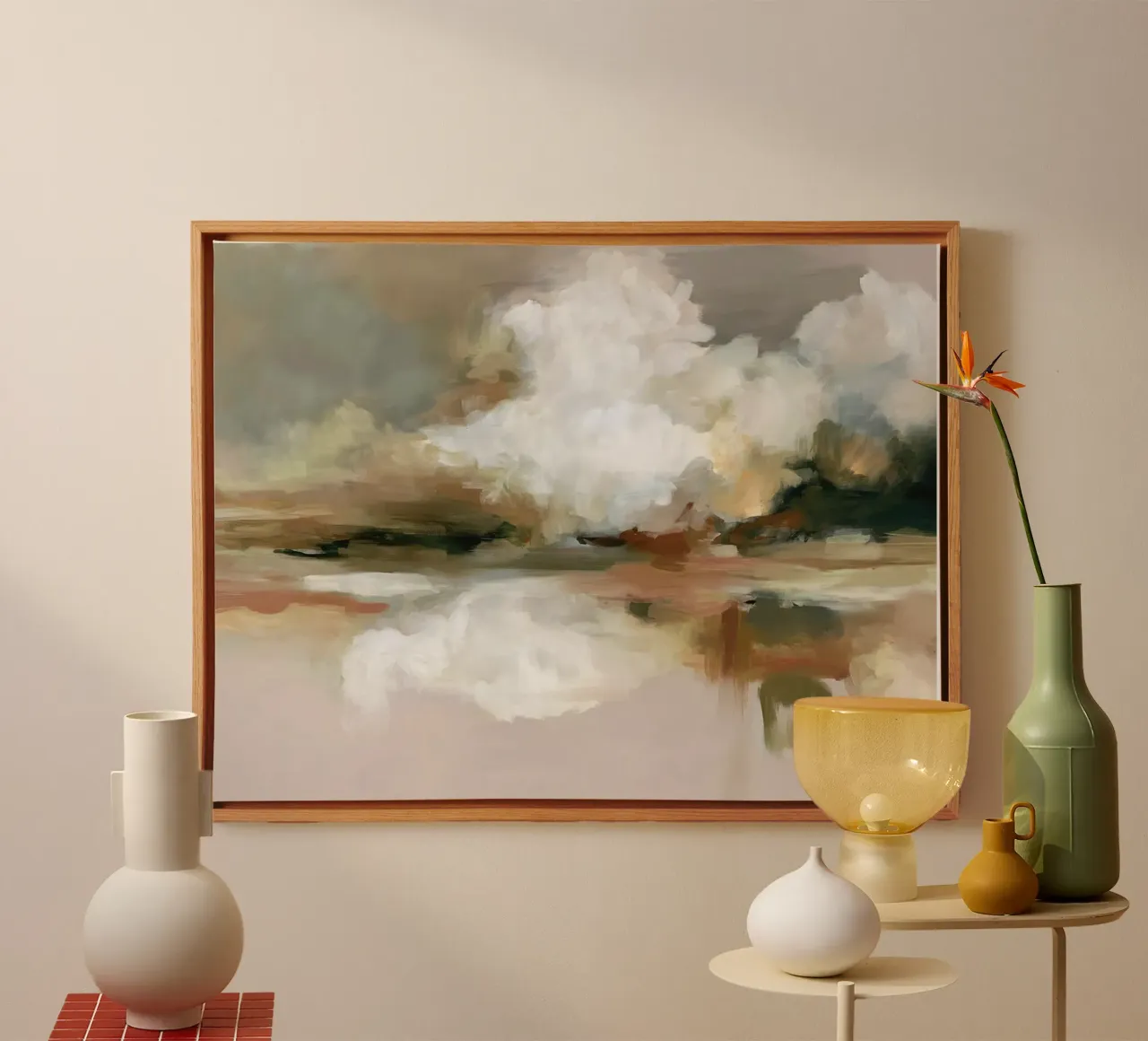 Cloud Reflection canvas by M.A.Z.U.N.