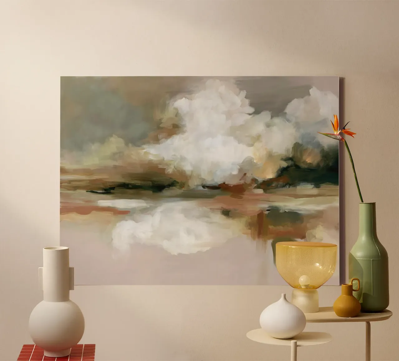 Cloud Reflection canvas by M.A.Z.U.N.