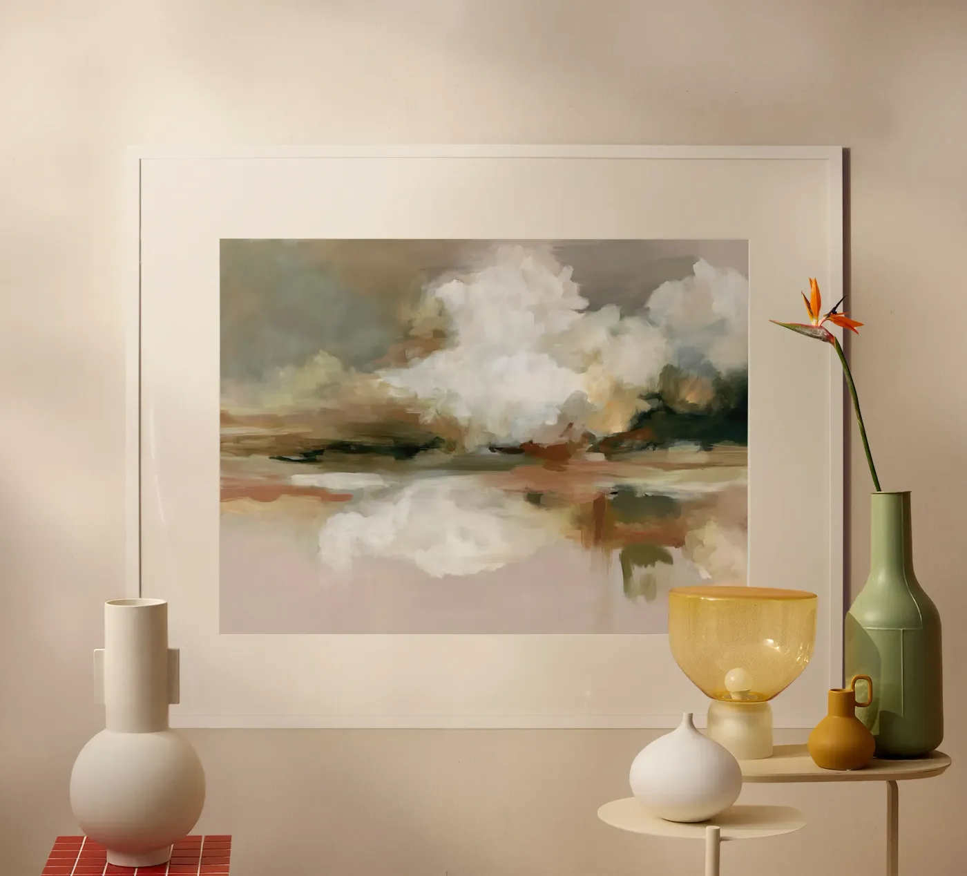 Wolkenreflexion Poster von M.A.Z.U.N.