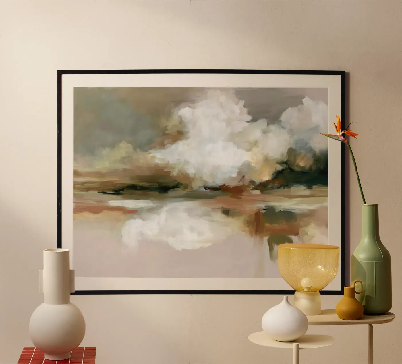 Wolkenreflexion Poster von M.A.Z.U.N.