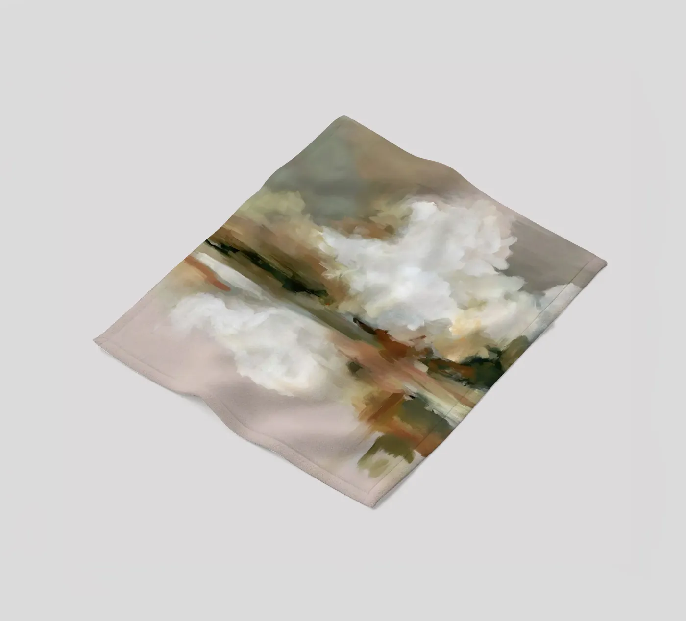 Cloud Reflection fleece blanket by M.A.Z.U.N.