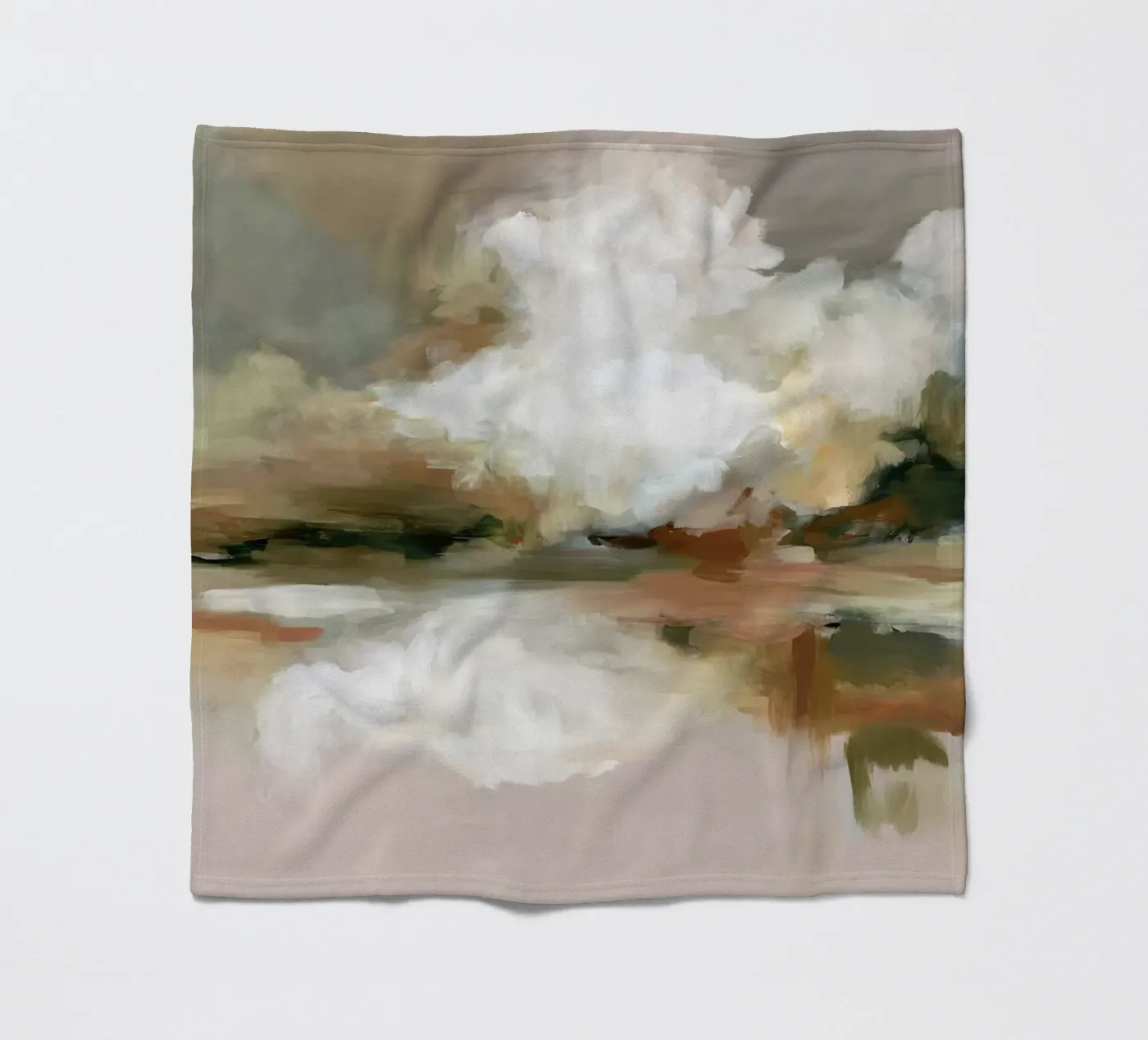 Cloud Reflection fleece blanket by M.A.Z.U.N.