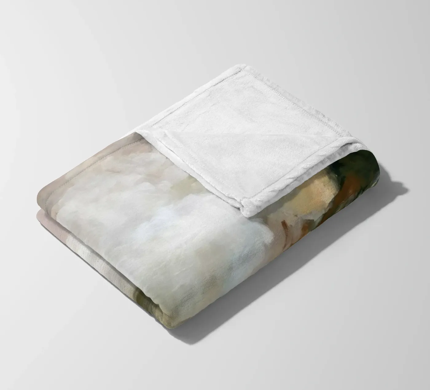 Cloud Reflection fleece blanket by M.A.Z.U.N.
