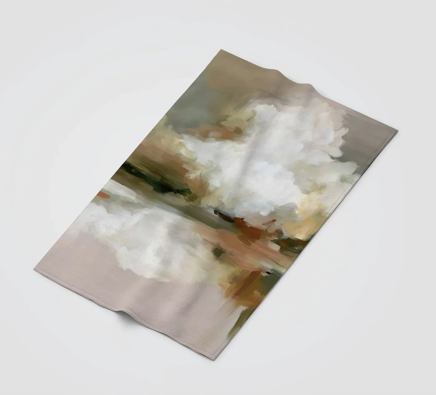 Cloud Reflection fleece blanket by M.A.Z.U.N.