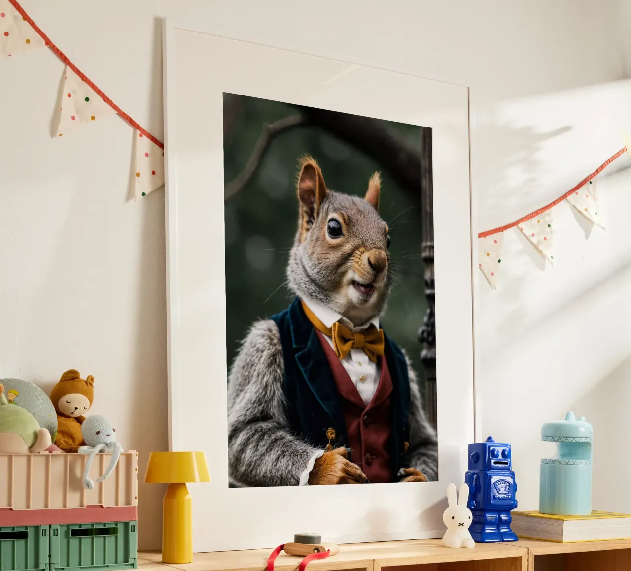 Lord Nuttingham - L'affascinante nobile della foresta poster con telaio in alluminio da Beasts of Nobility
