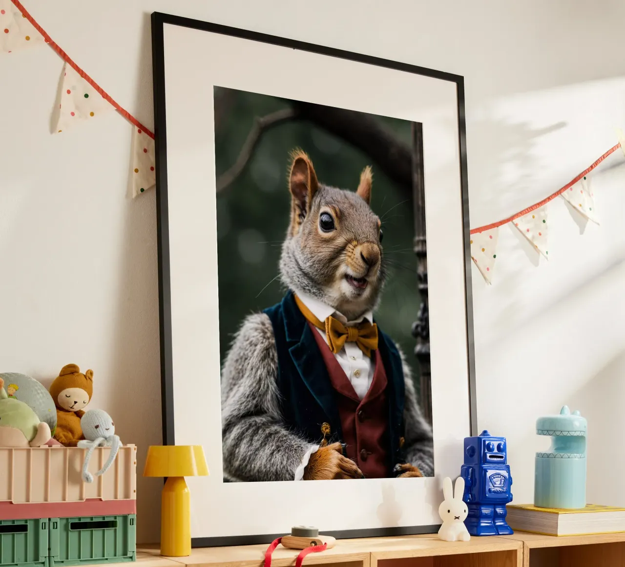 Lord Nuttingham - L'affascinante nobile della foresta poster con telaio in alluminio da Beasts of Nobility
