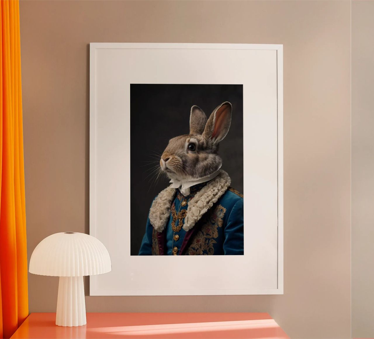 Sir Thistledown – The Aristocratic Hare poster by Beasts of Nobility