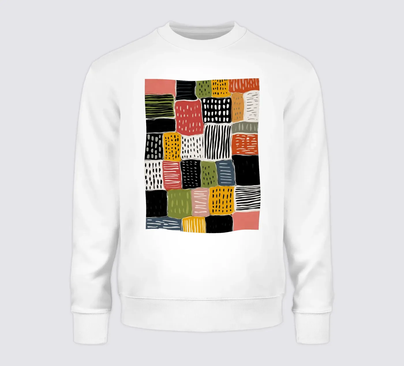 Playful Patchwork felpa da Sienna Atelier
