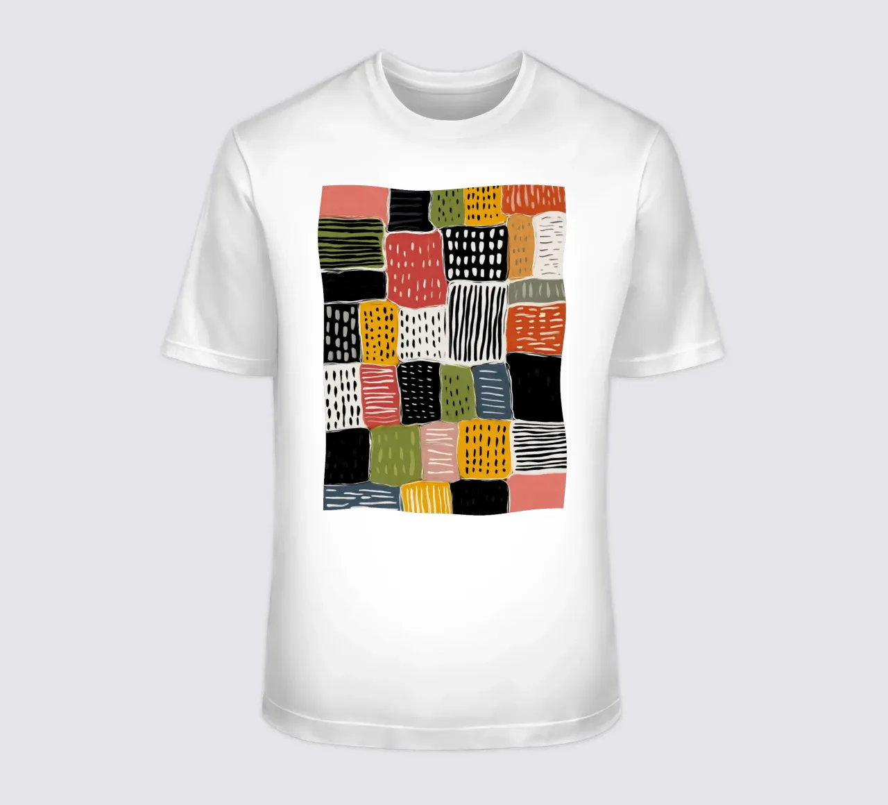 Playful Patchwork t-shirt da Sienna Atelier