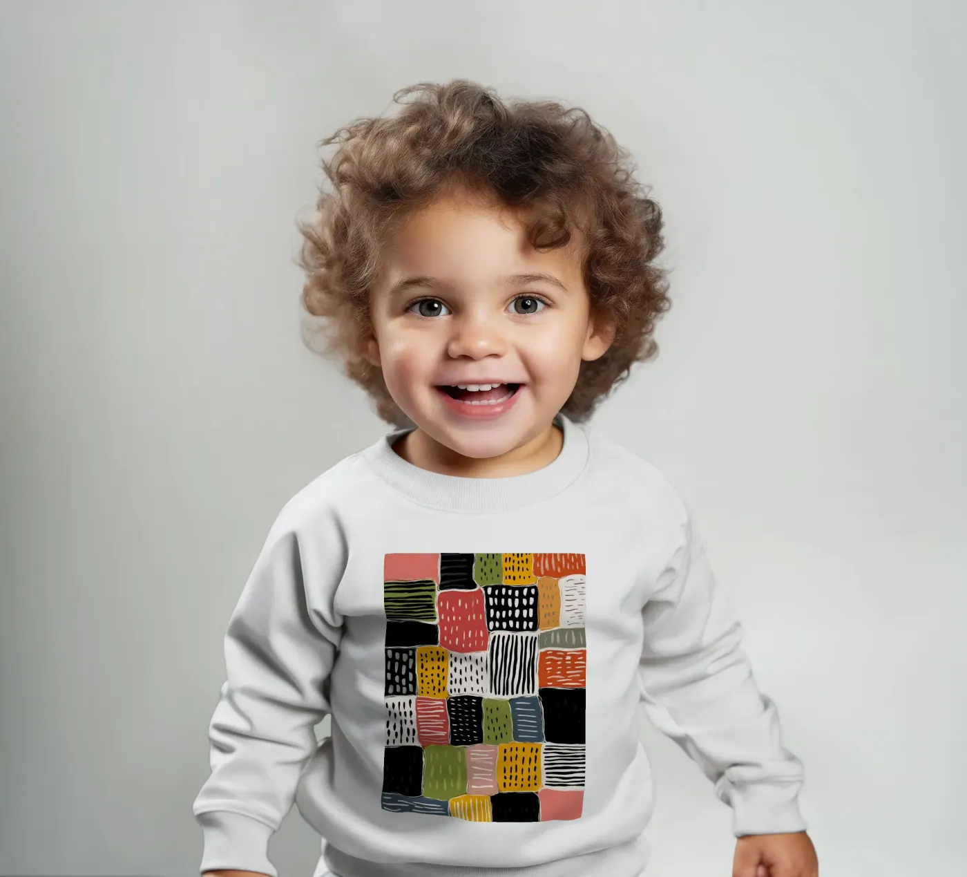 Playful Patchwork sweat pour bébé de Sienna Atelier