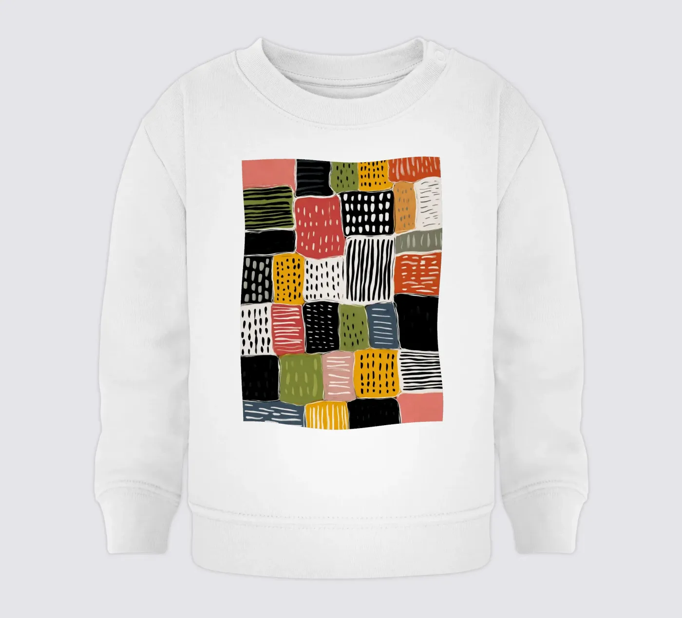 Playful Patchwork sweat pour bébé de Sienna Atelier
