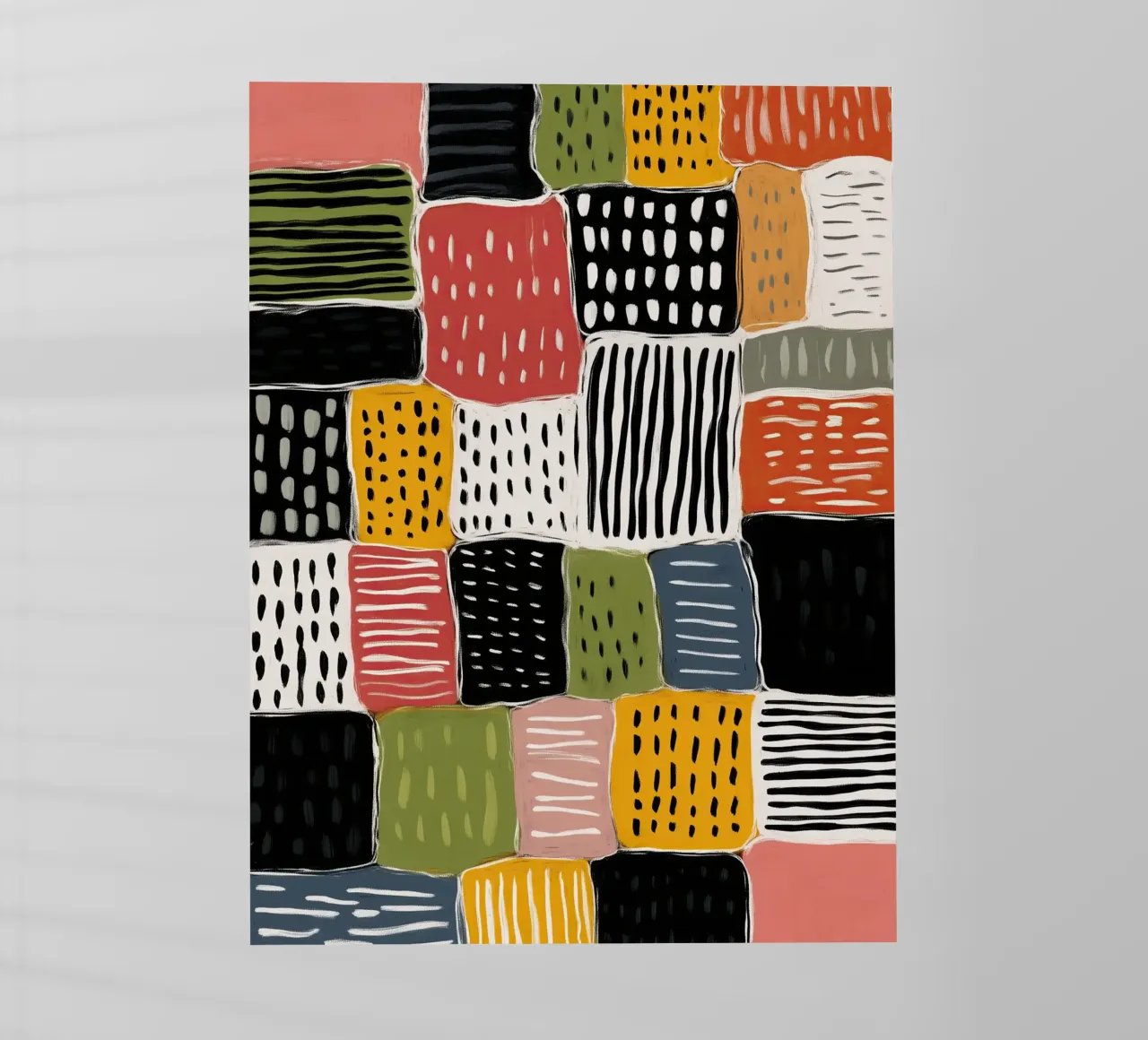 Playful Patchwork backlit folie van Sienna Atelier