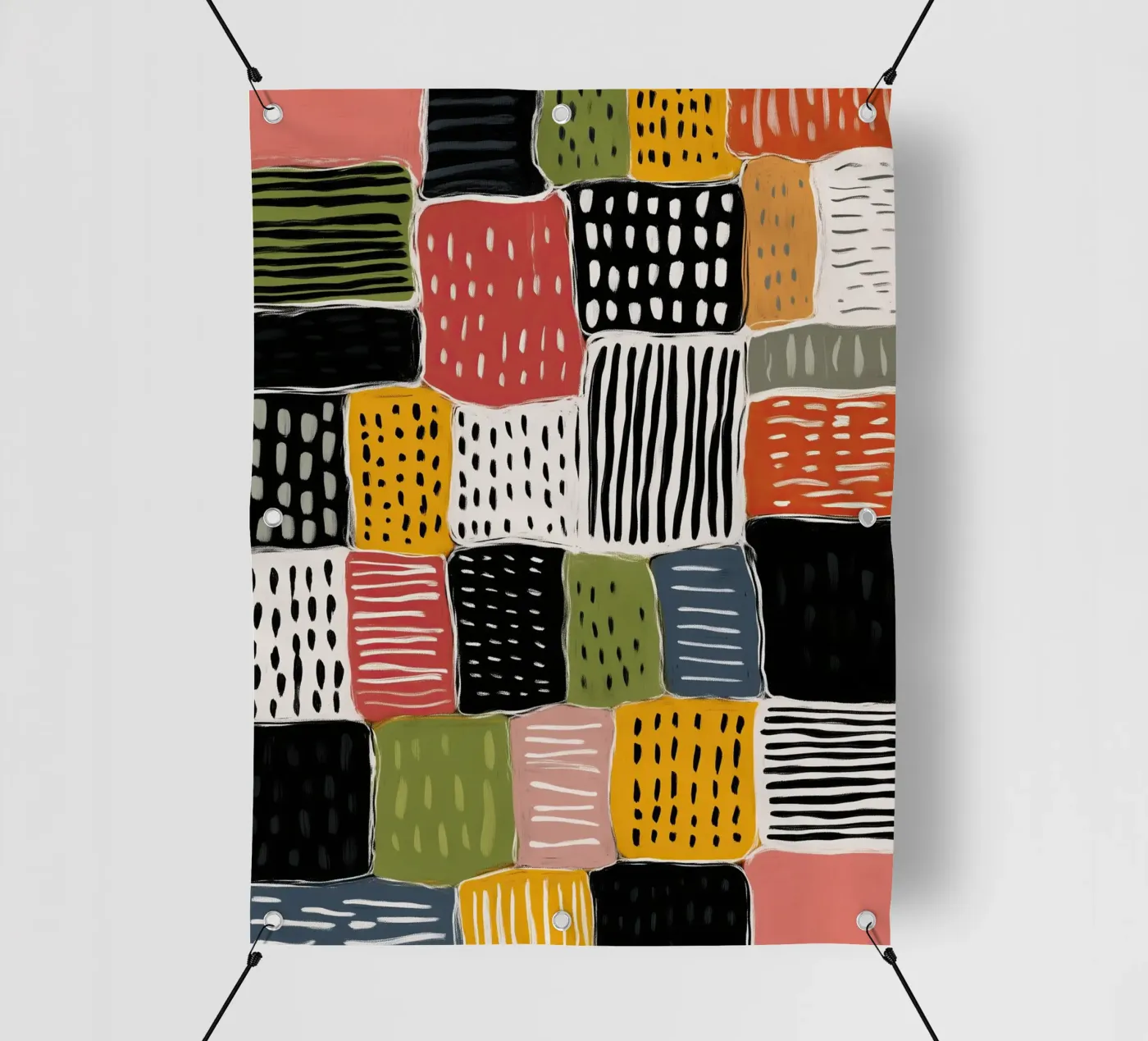 Playful Patchwork bâche pvc de Sienna Atelier