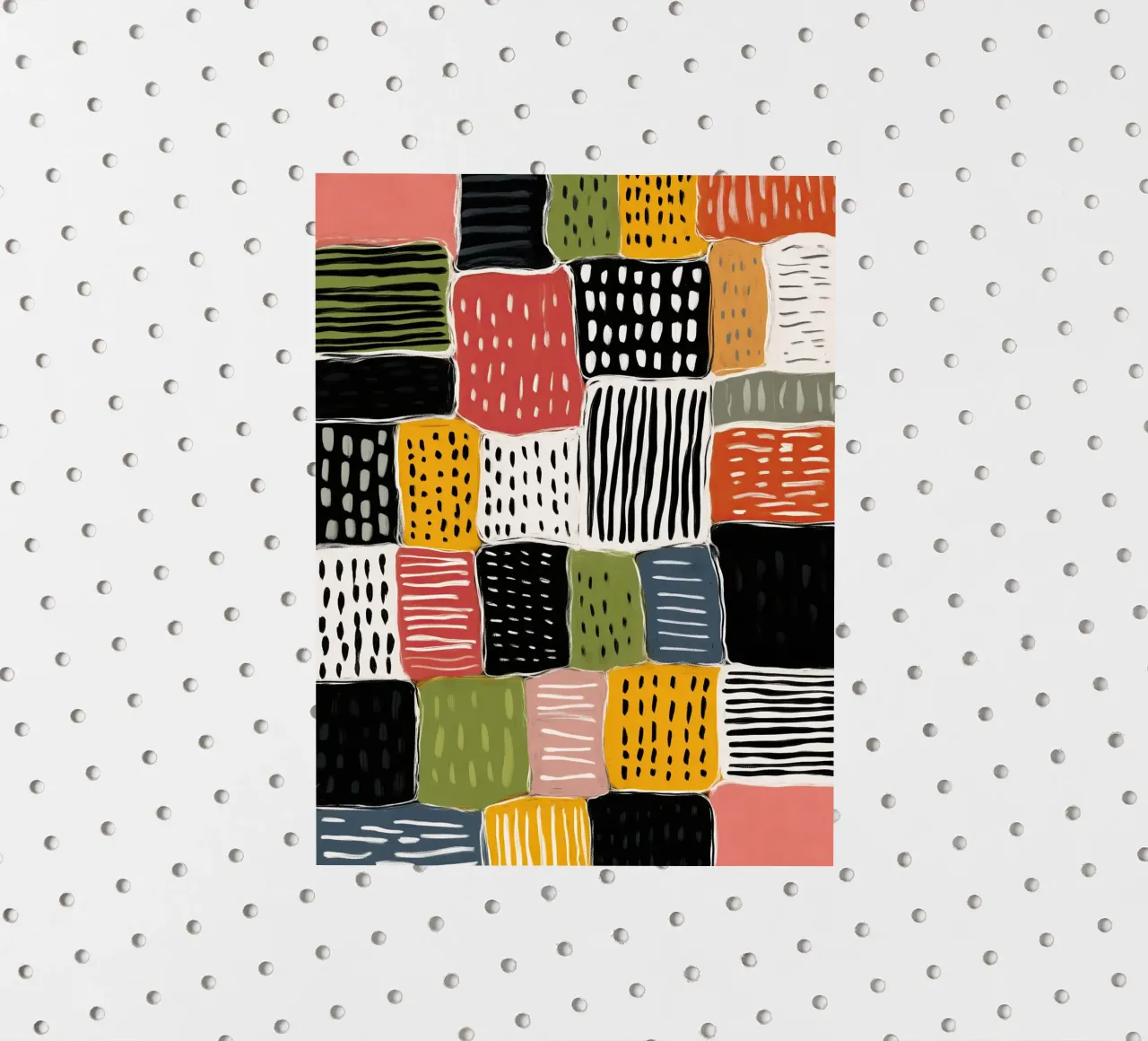 Playful Patchwork Sticker von Sienna Atelier
