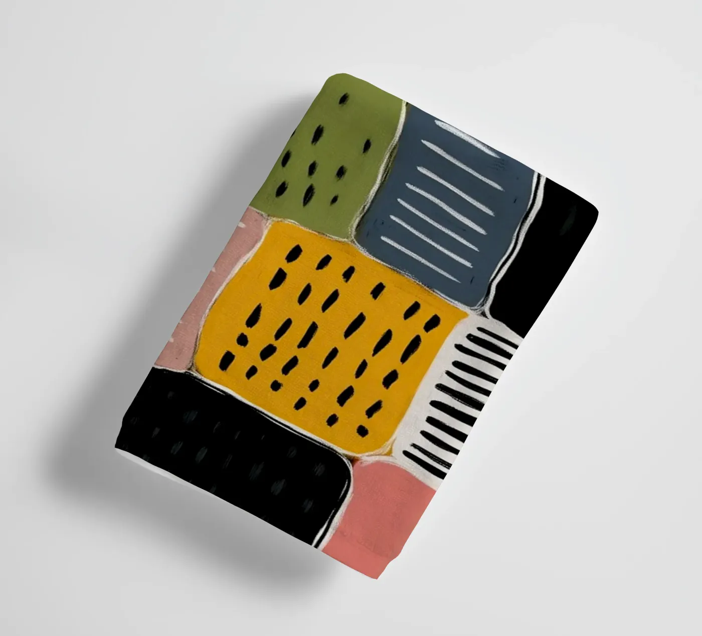 Playful Patchwork towel by Sienna Atelier