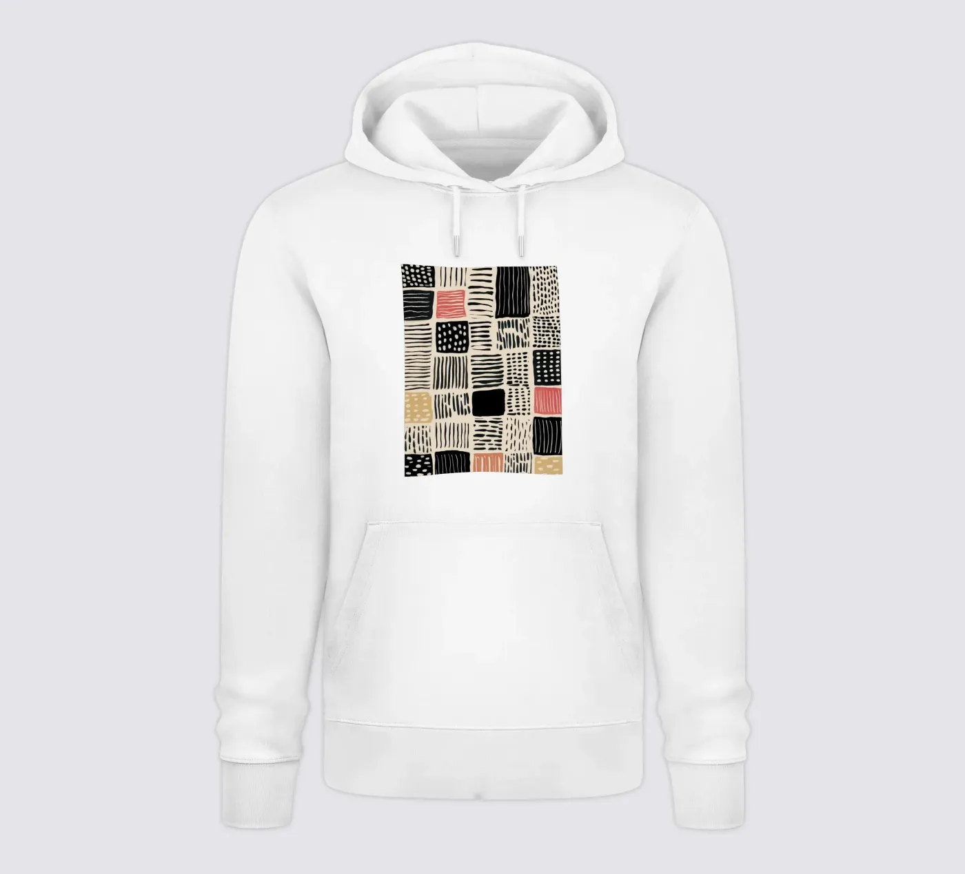 Ink Patchwork Hoodie von Sienna Atelier