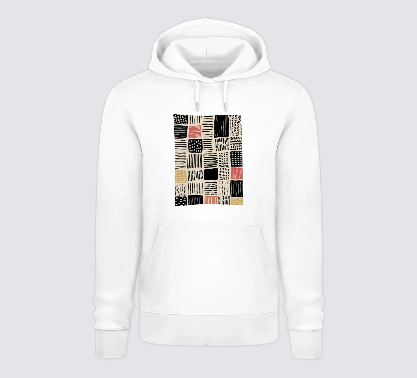 Ink Patchwork Hoodie von Sienna Atelier